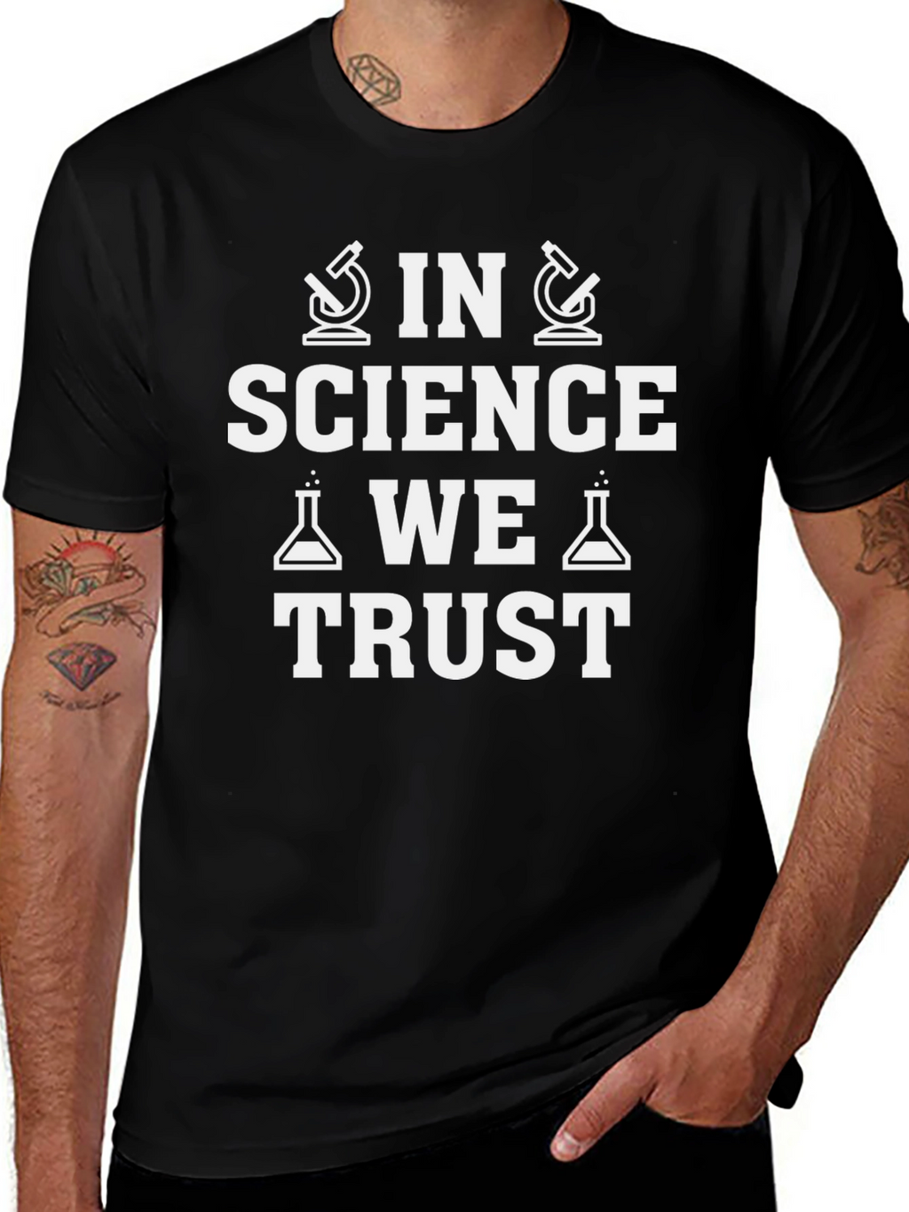 In Science We Trust Graphic T-Shirt
