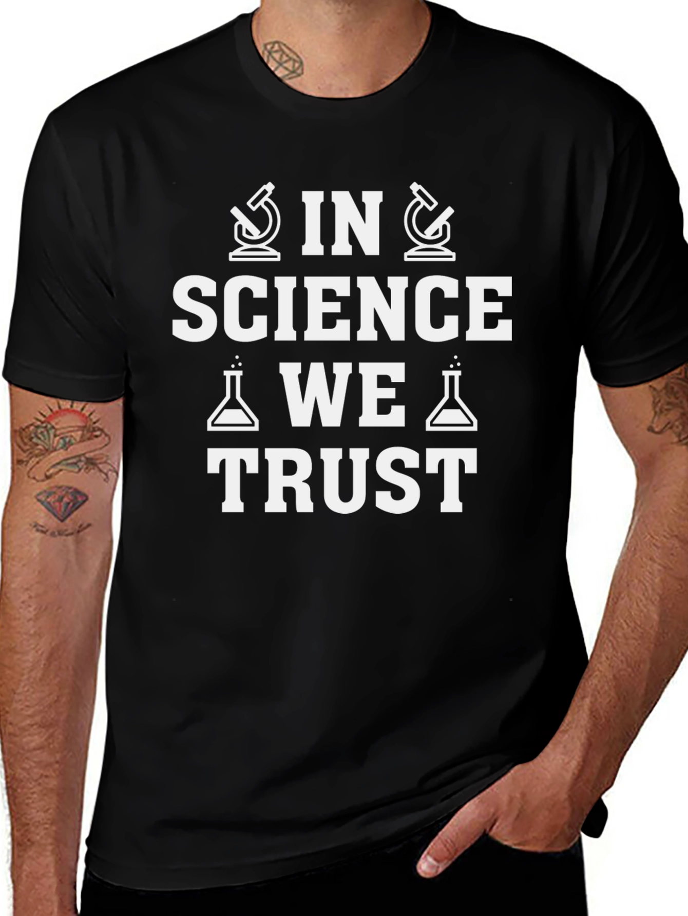 In Science We Trust Graphic T-Shirt