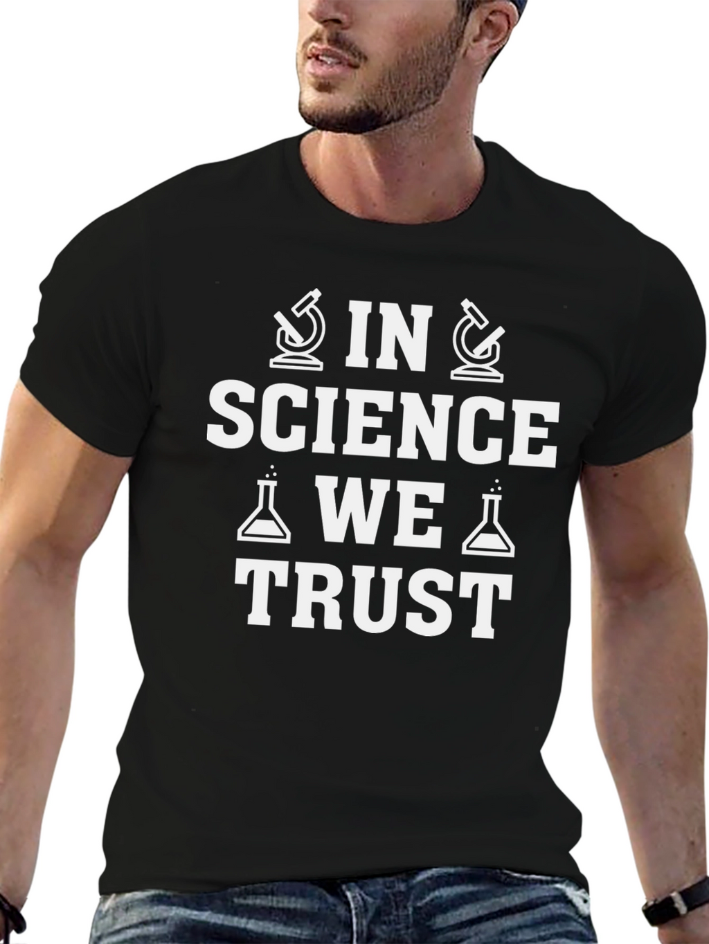 In Science We Trust Graphic T-Shirt