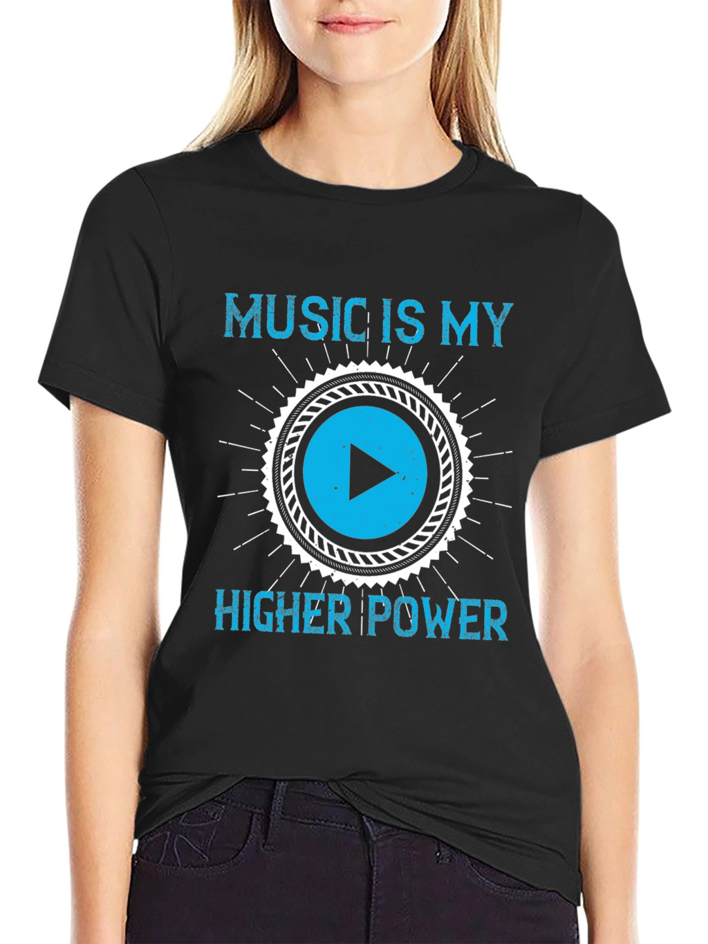 Music Is My Higher Power Graphic Tee