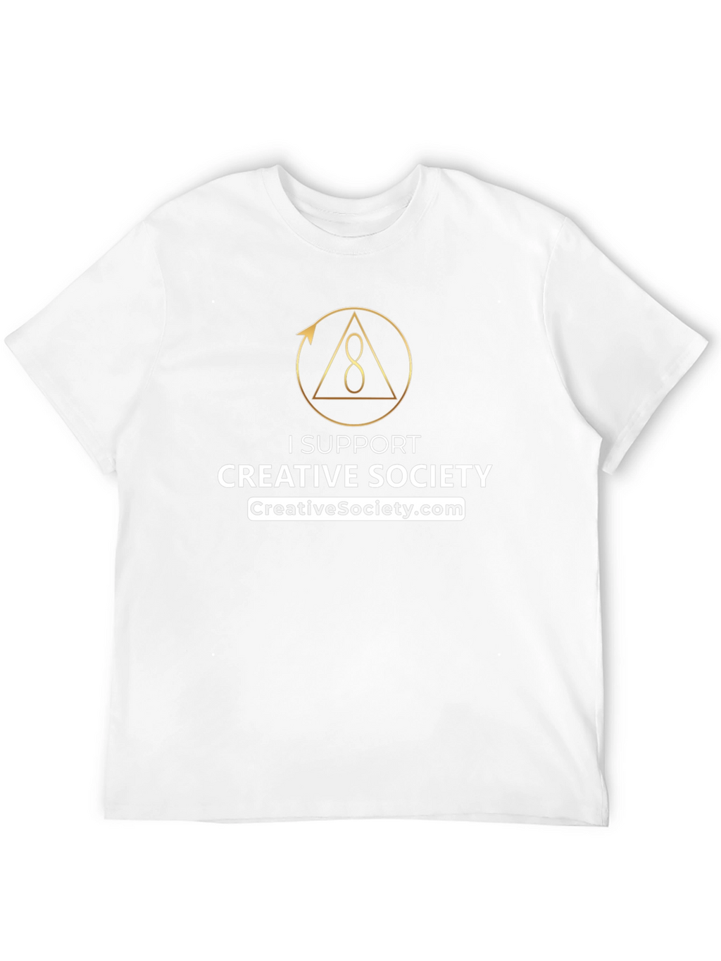 Creative Society Support T-Shirt - Black