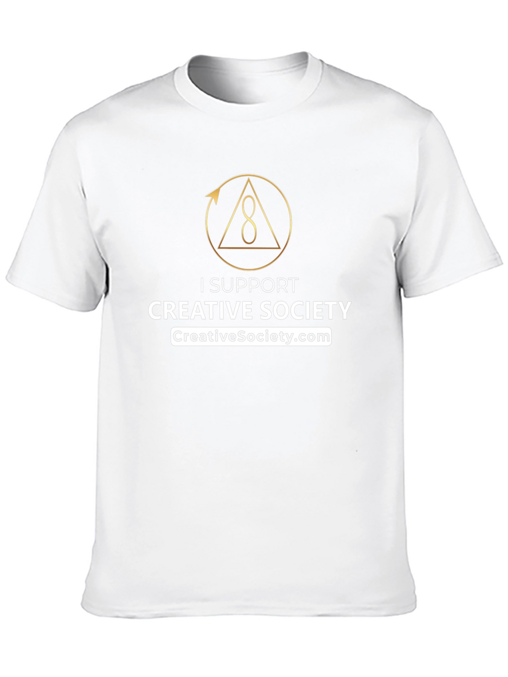 Creative Society Support T-Shirt - Black