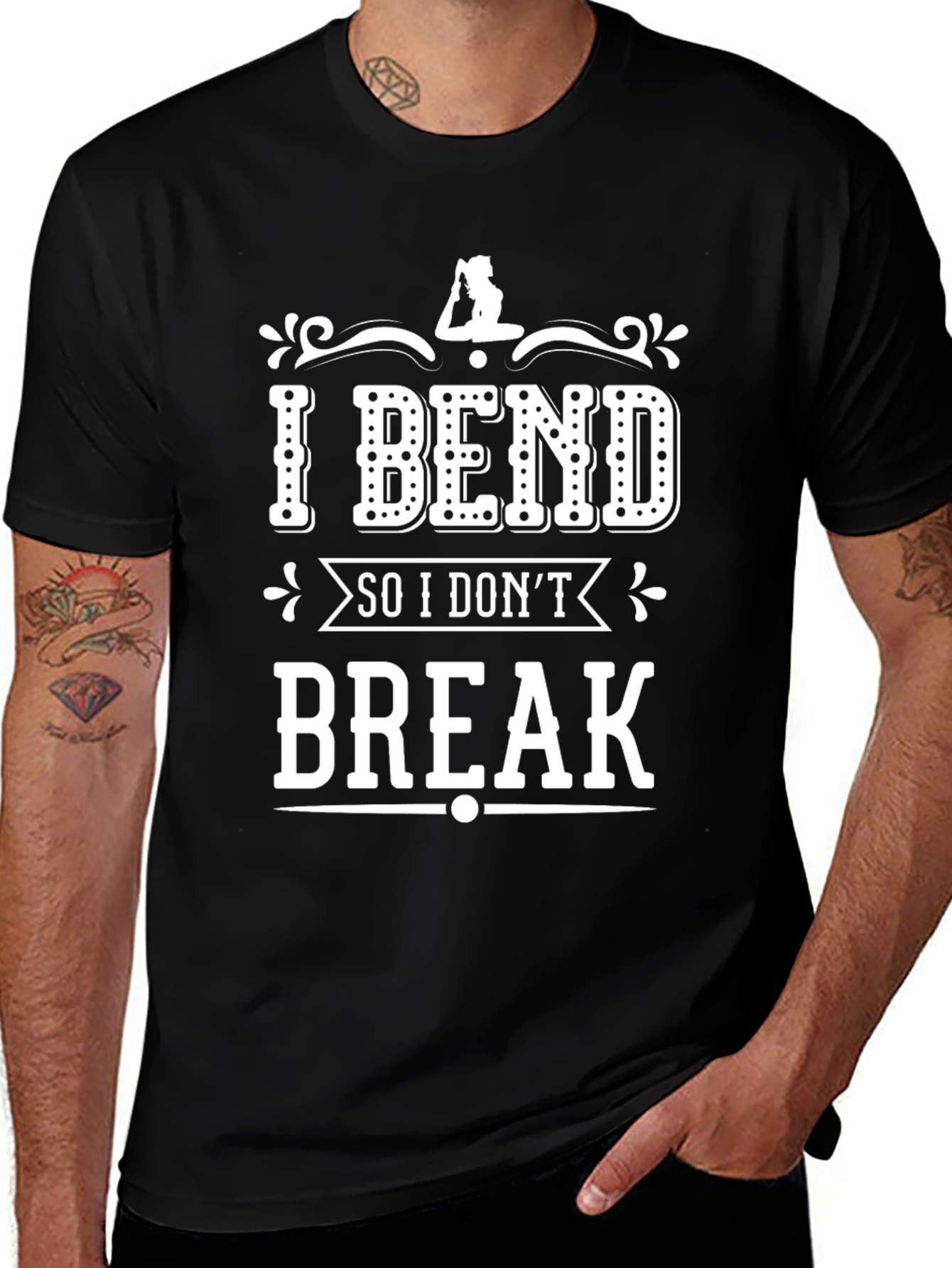 I Bend So I Dont Break Yoga T-Shirt