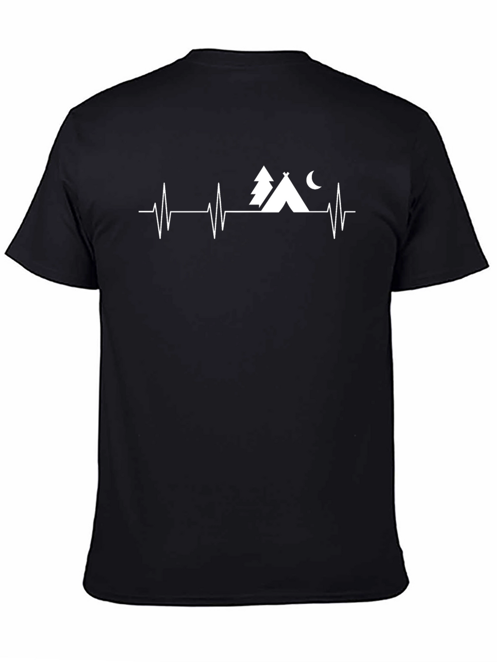 Camping Heartbeat T-Shirt - Adventure Awaits