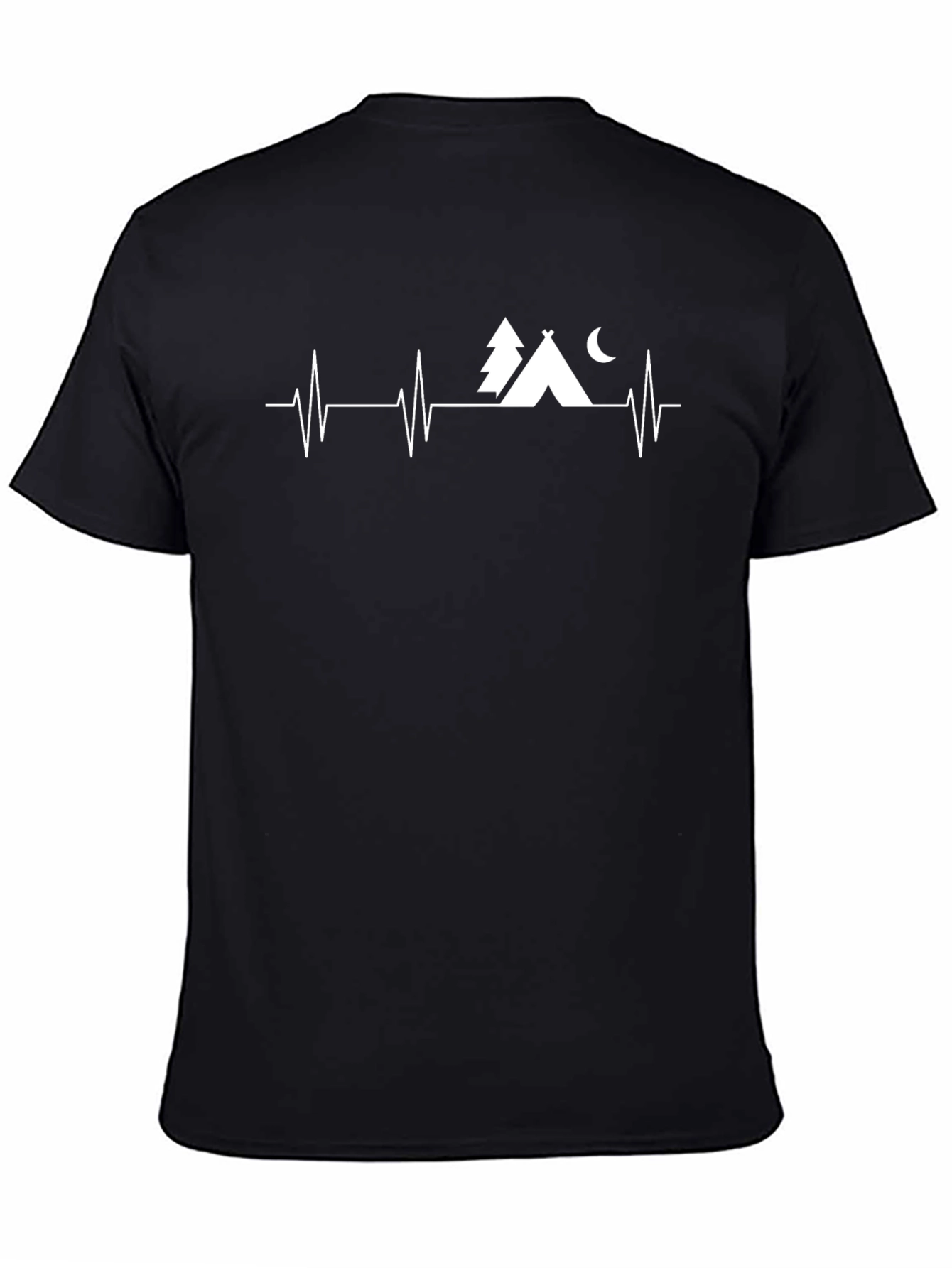 Camping Heartbeat T-Shirt - Adventure Awaits