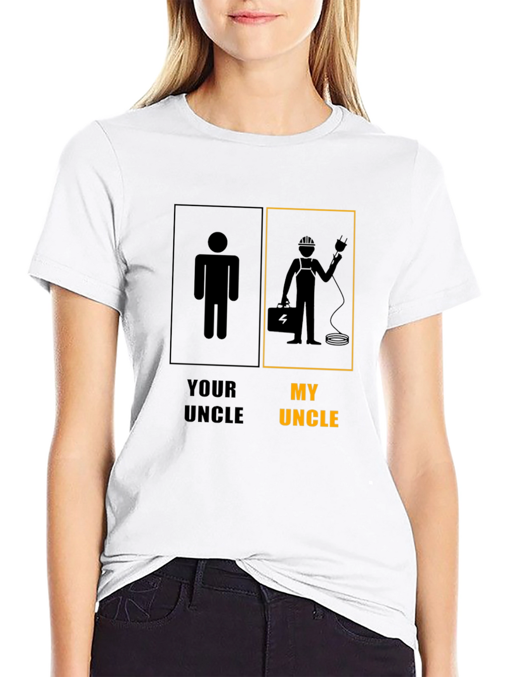Funny Electrician Uncle T-Shirt
