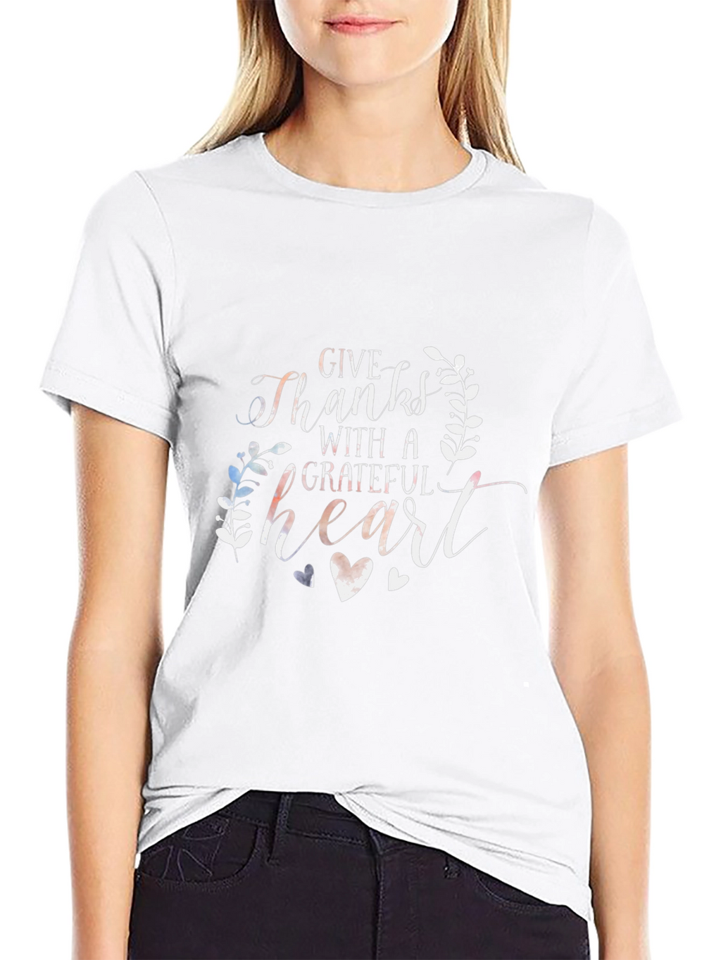 Thanksgiving T-Shirt - Grateful Heart Design