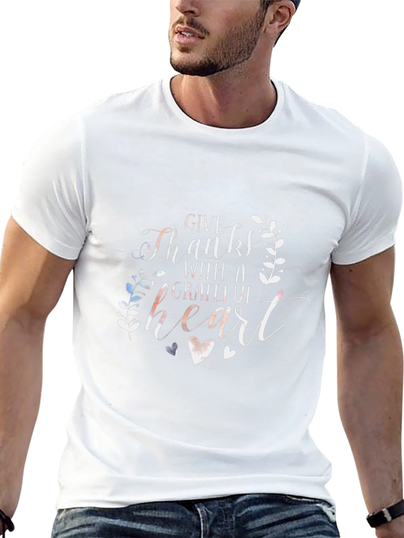 Thanksgiving T-Shirt - Grateful Heart Design