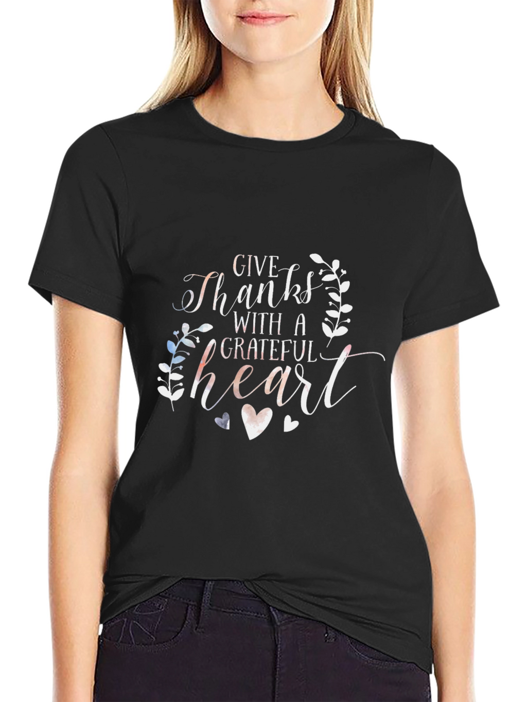 Thanksgiving T-Shirt - Grateful Heart Design