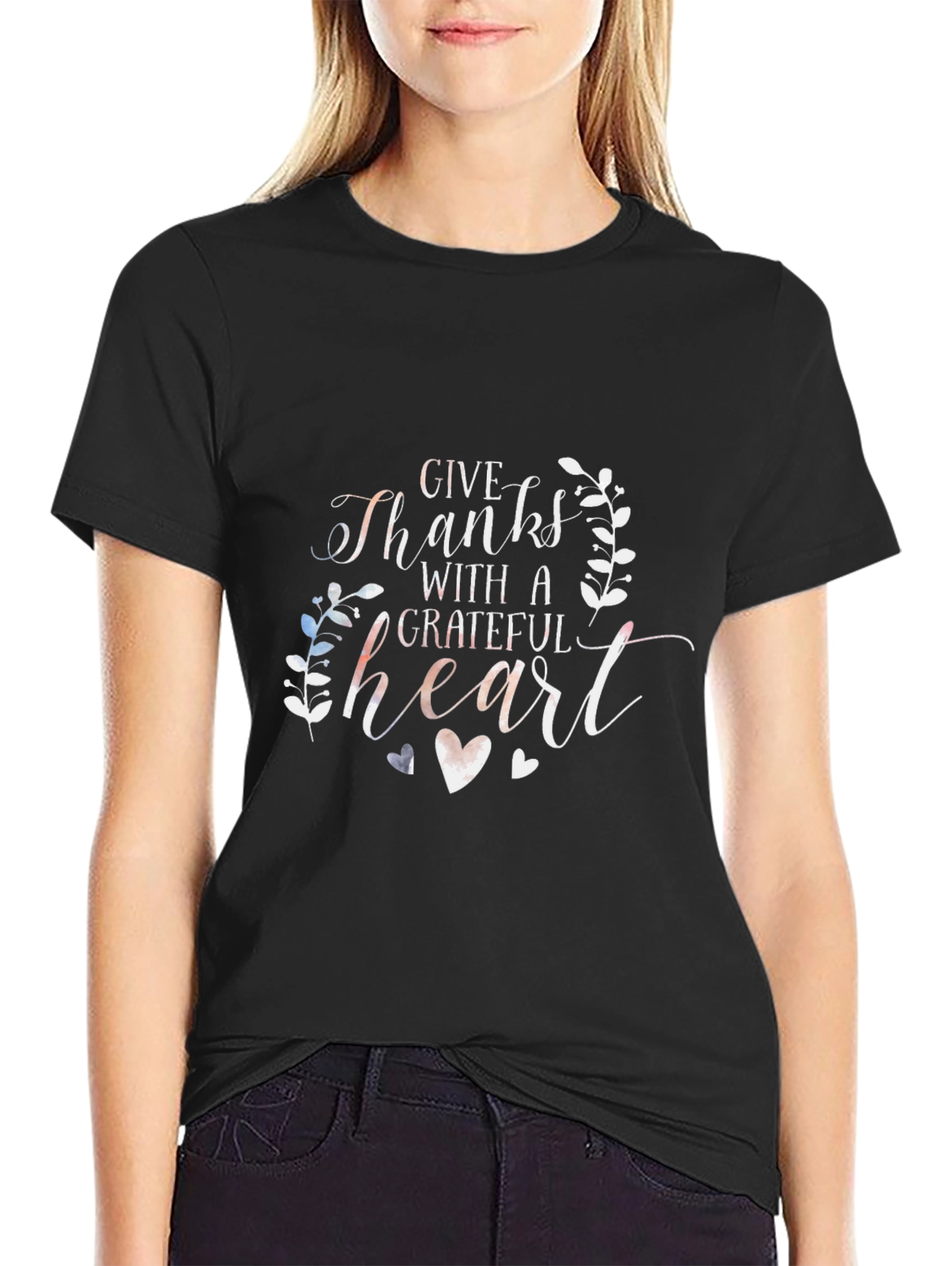 Thanksgiving T-Shirt - Grateful Heart Design