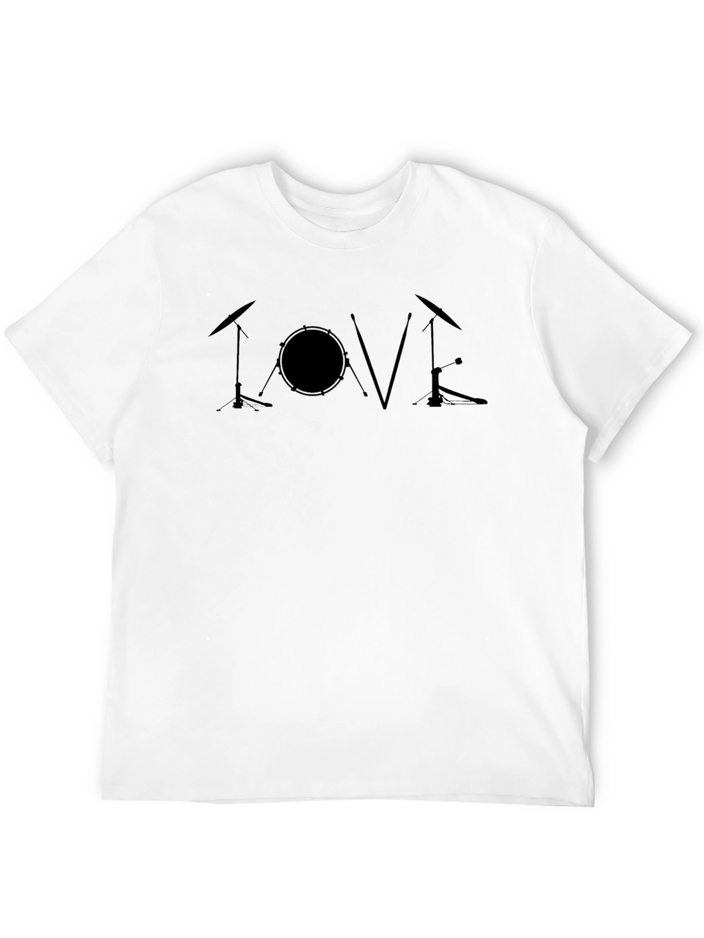 Drum Set LOVE Graphic T-Shirt