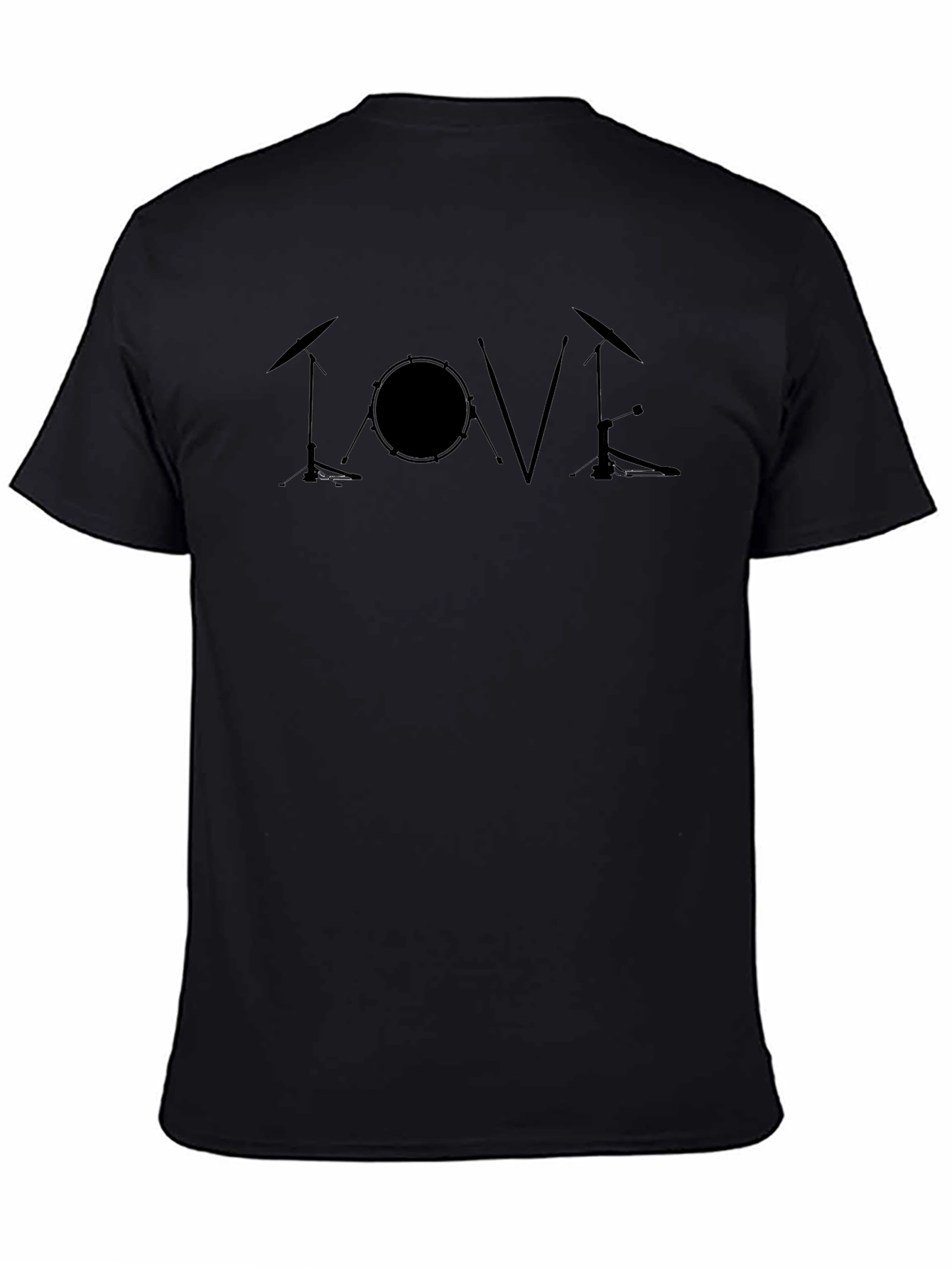 Drum Set LOVE Graphic T-Shirt