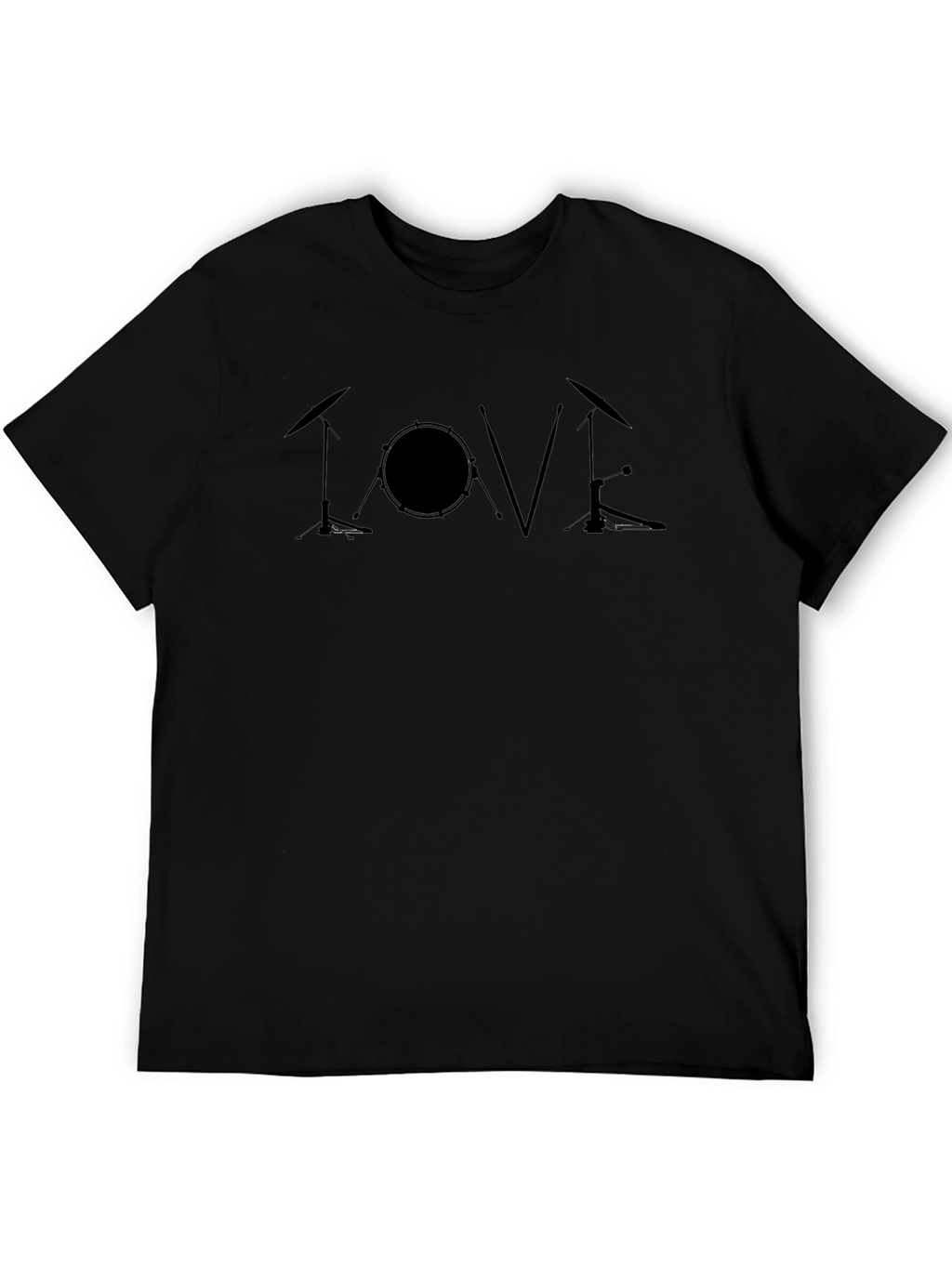 Drum Set LOVE Graphic T-Shirt