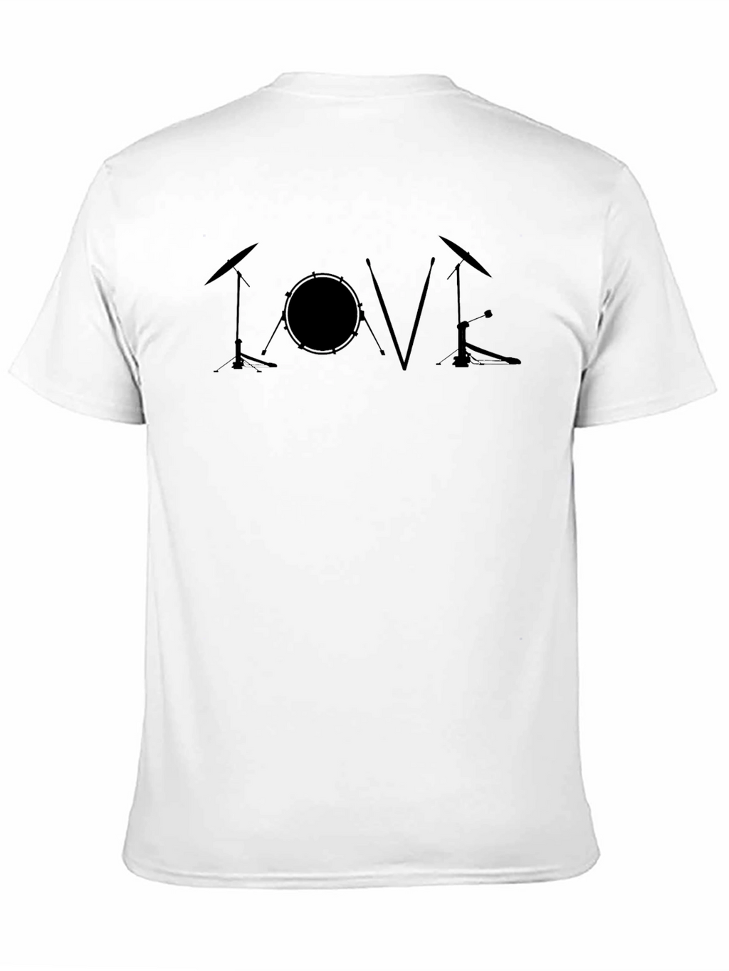 Drum Set LOVE Graphic T-Shirt