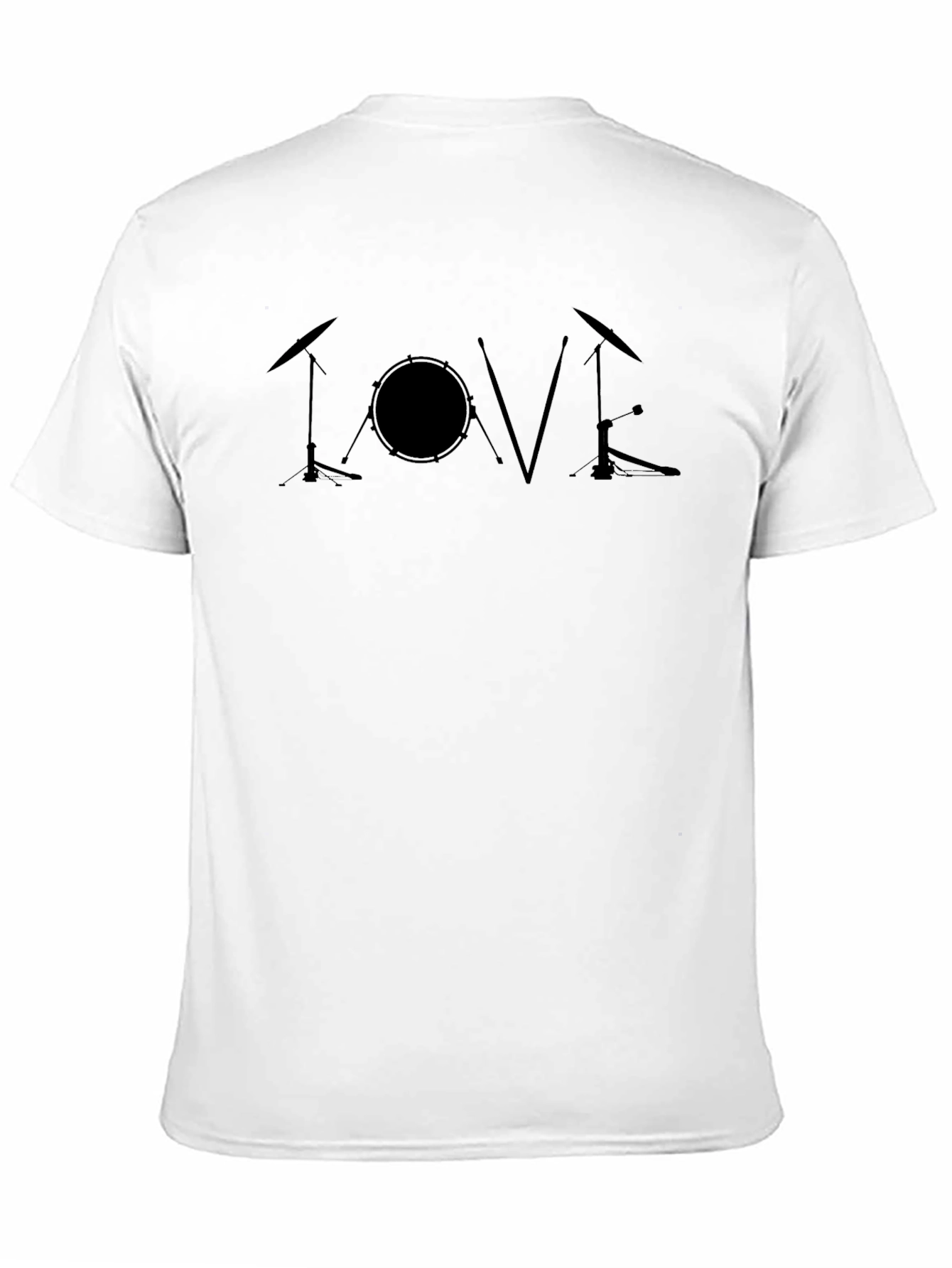 Drum Set LOVE Graphic T-Shirt
