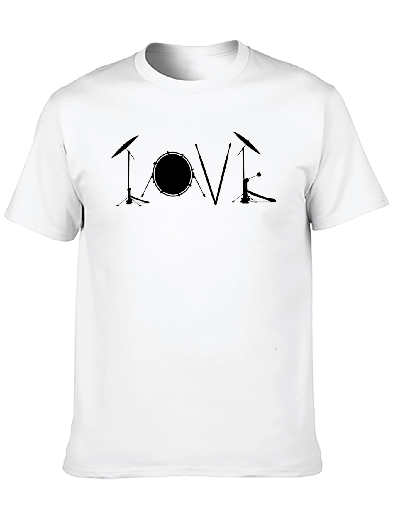 Drum Set LOVE Graphic T-Shirt