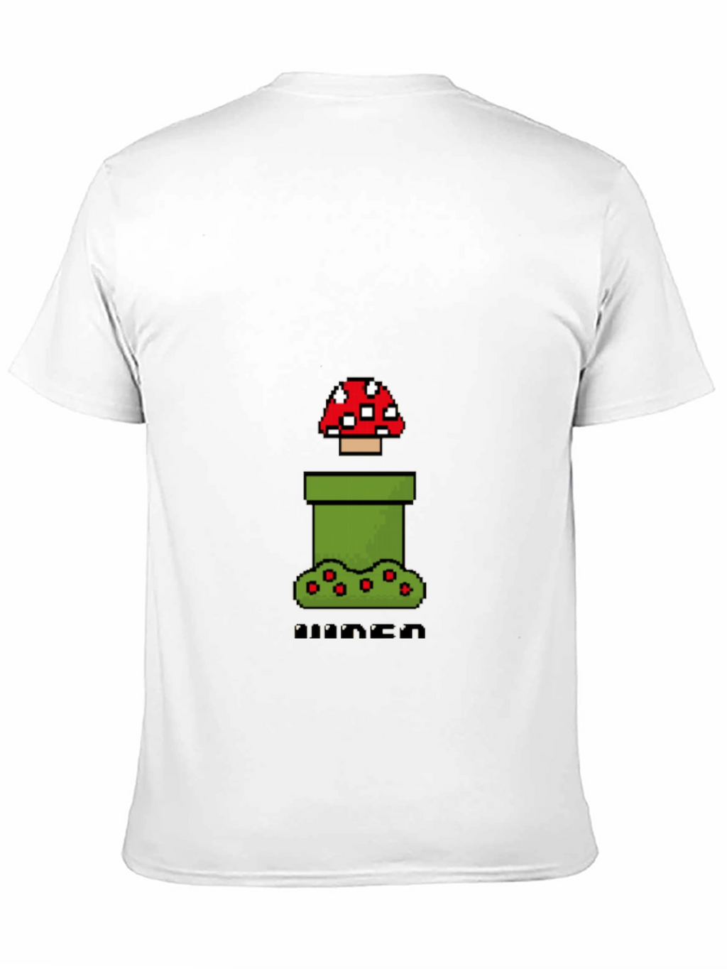 Pixel Mushroom Black T-Shirt - Gamer Style