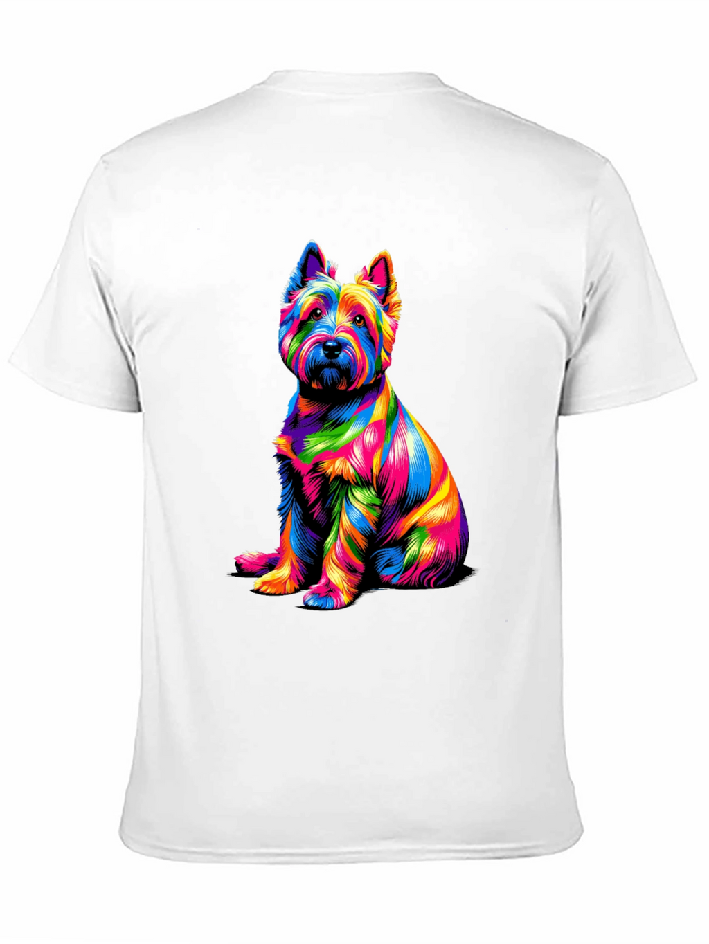 Rainbow Dog Graphic T-Shirt