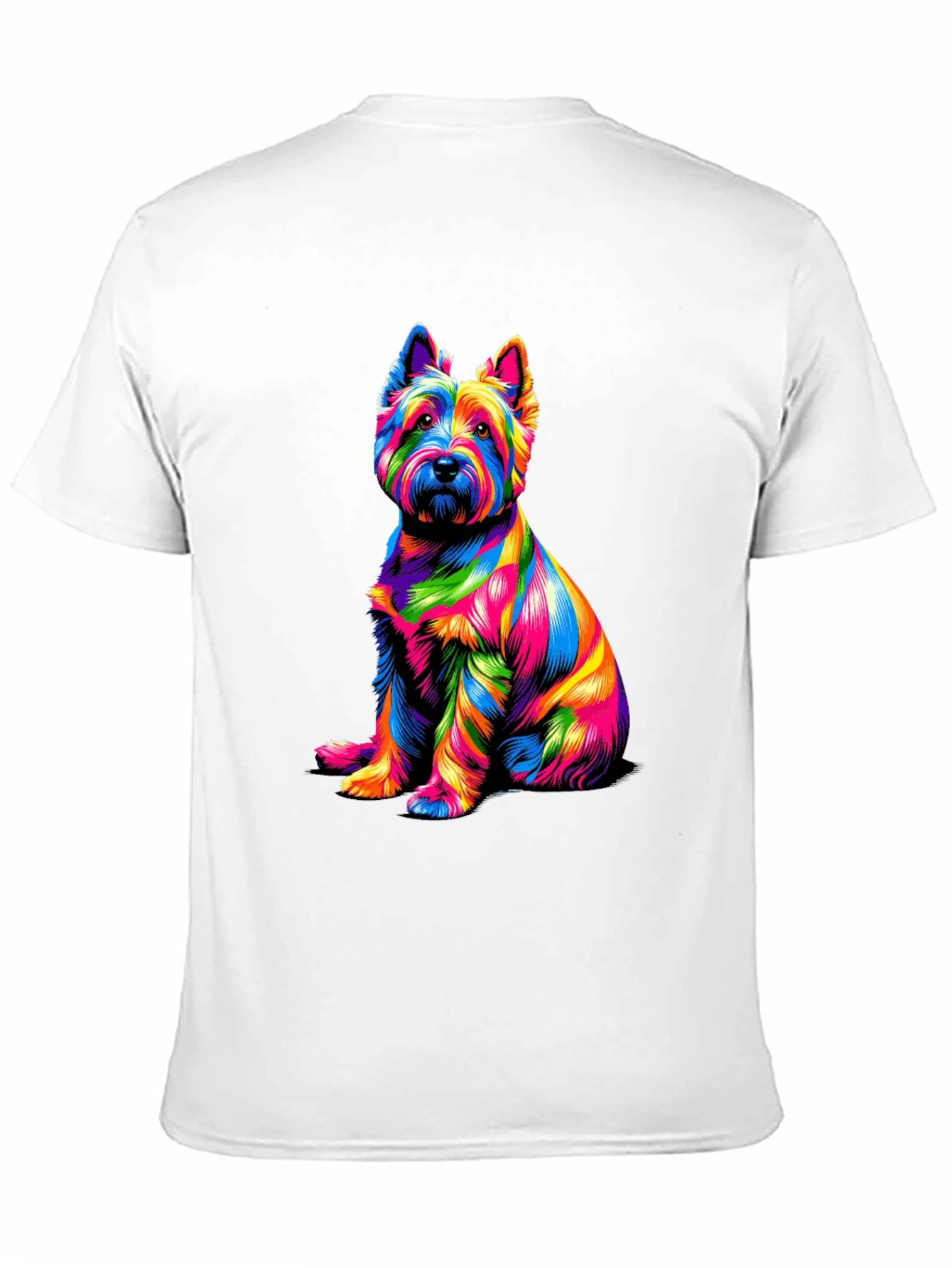 Rainbow Dog Graphic T-Shirt