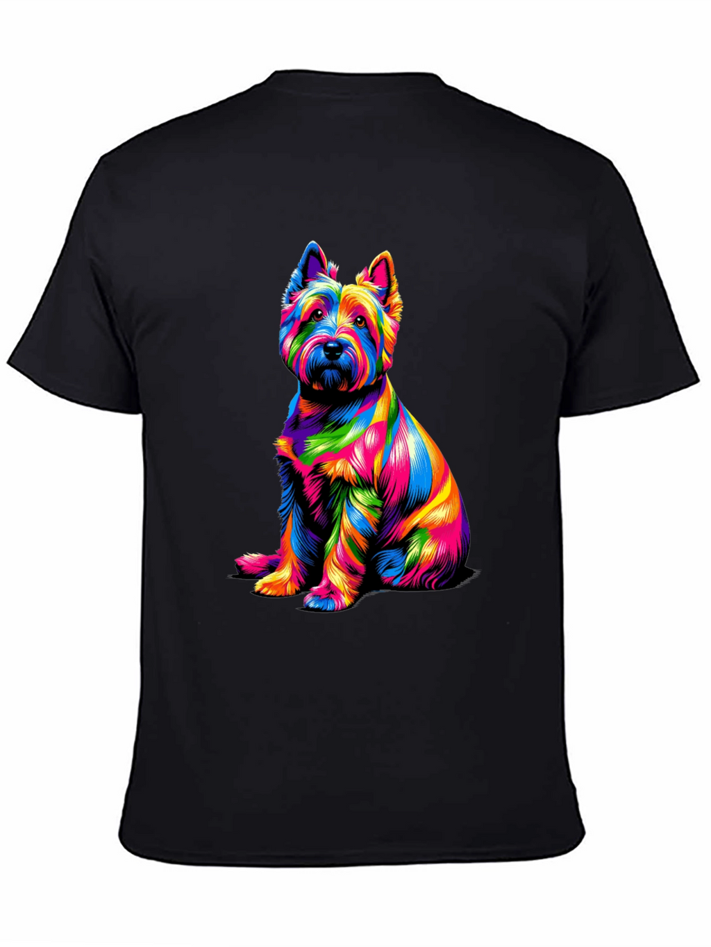 Rainbow Dog Graphic T-Shirt
