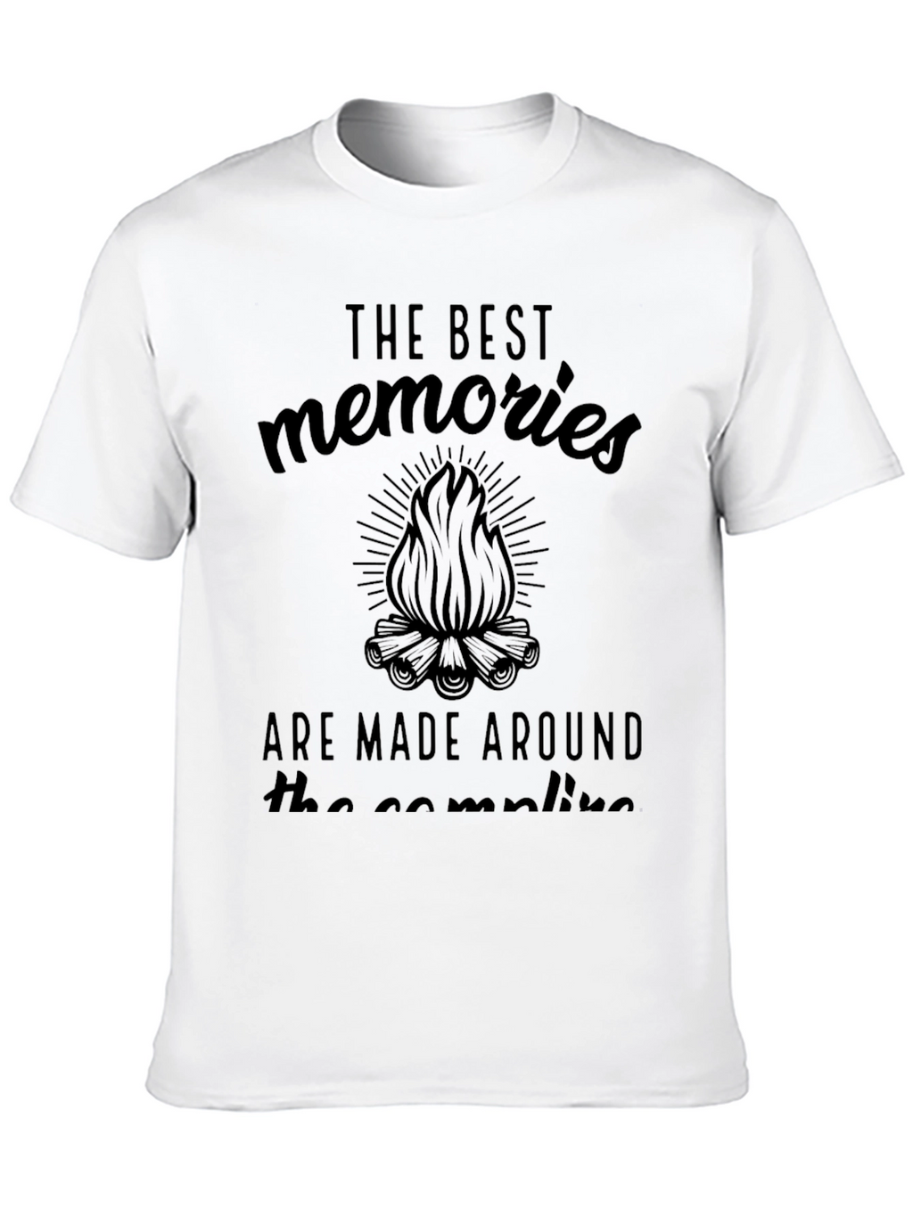 Campfire Memories T-Shirt - Black