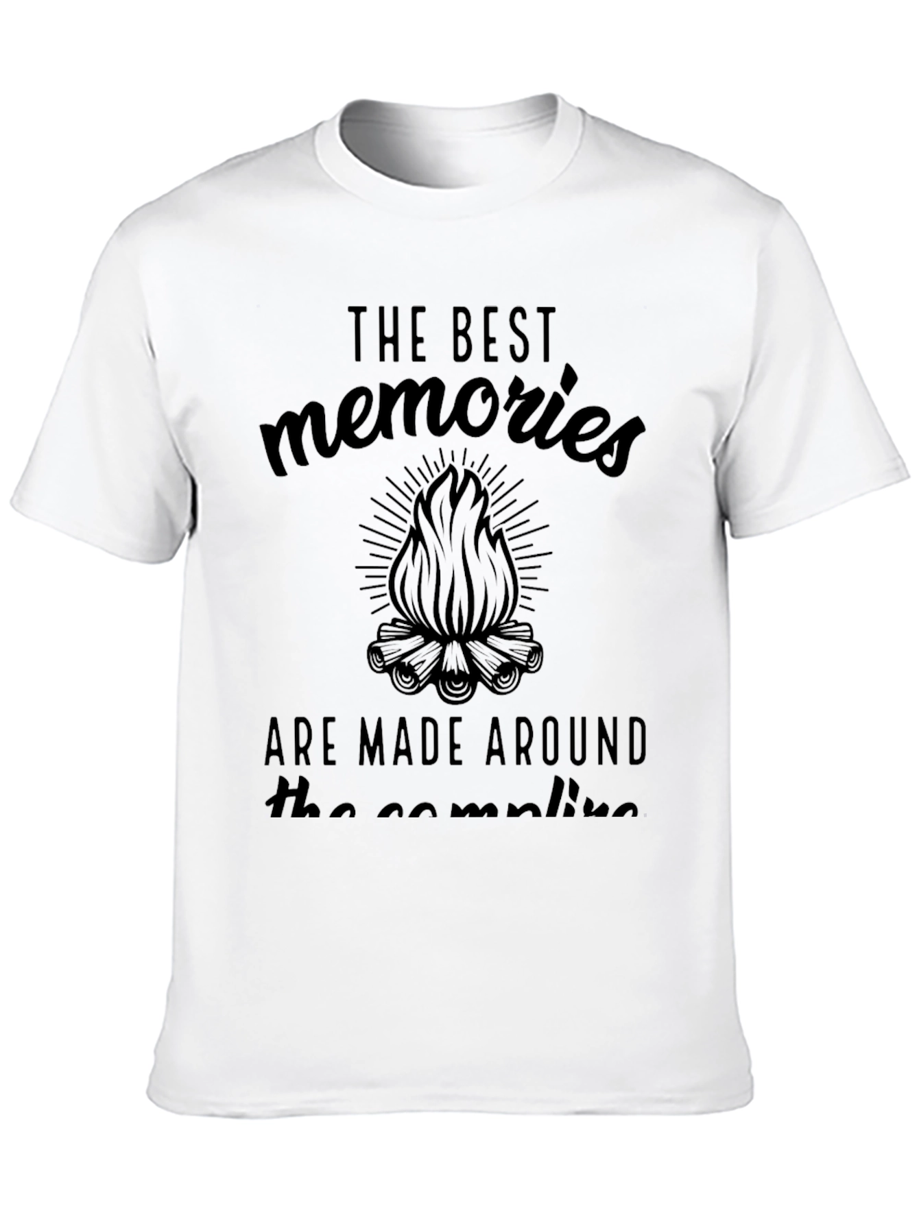 Campfire Memories T-Shirt - Black