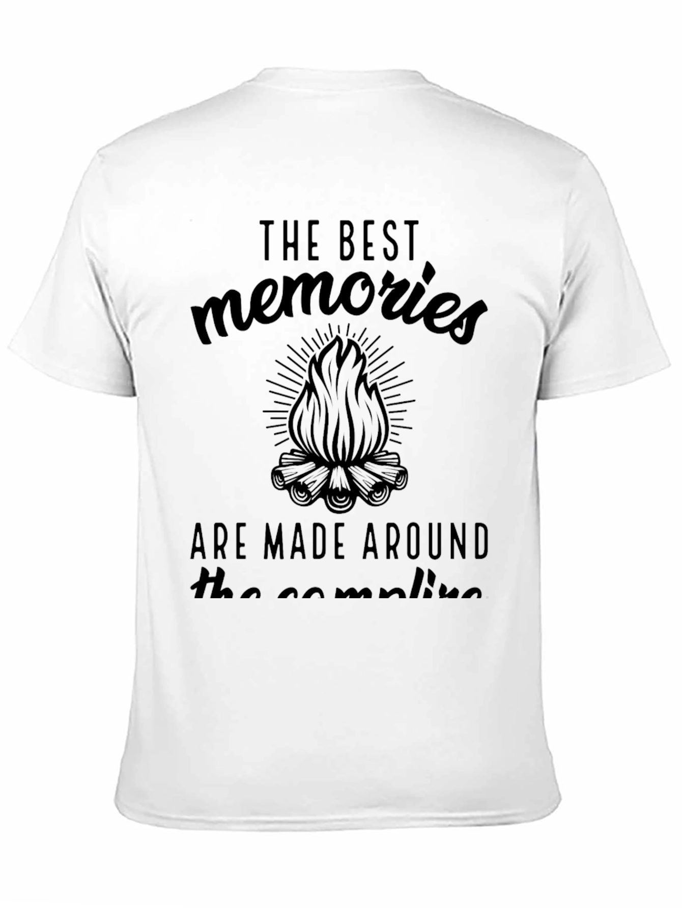 Campfire Memories T-Shirt - Black