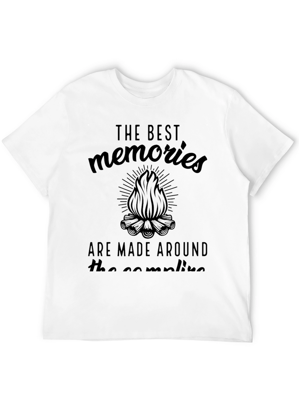 Campfire Memories T-Shirt - Black