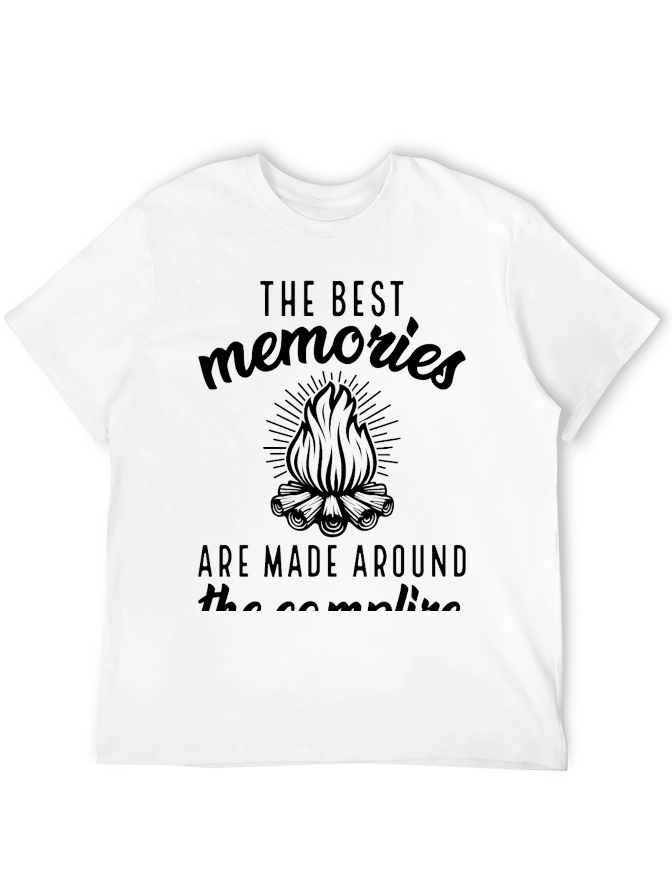 Campfire Memories T-Shirt - Black