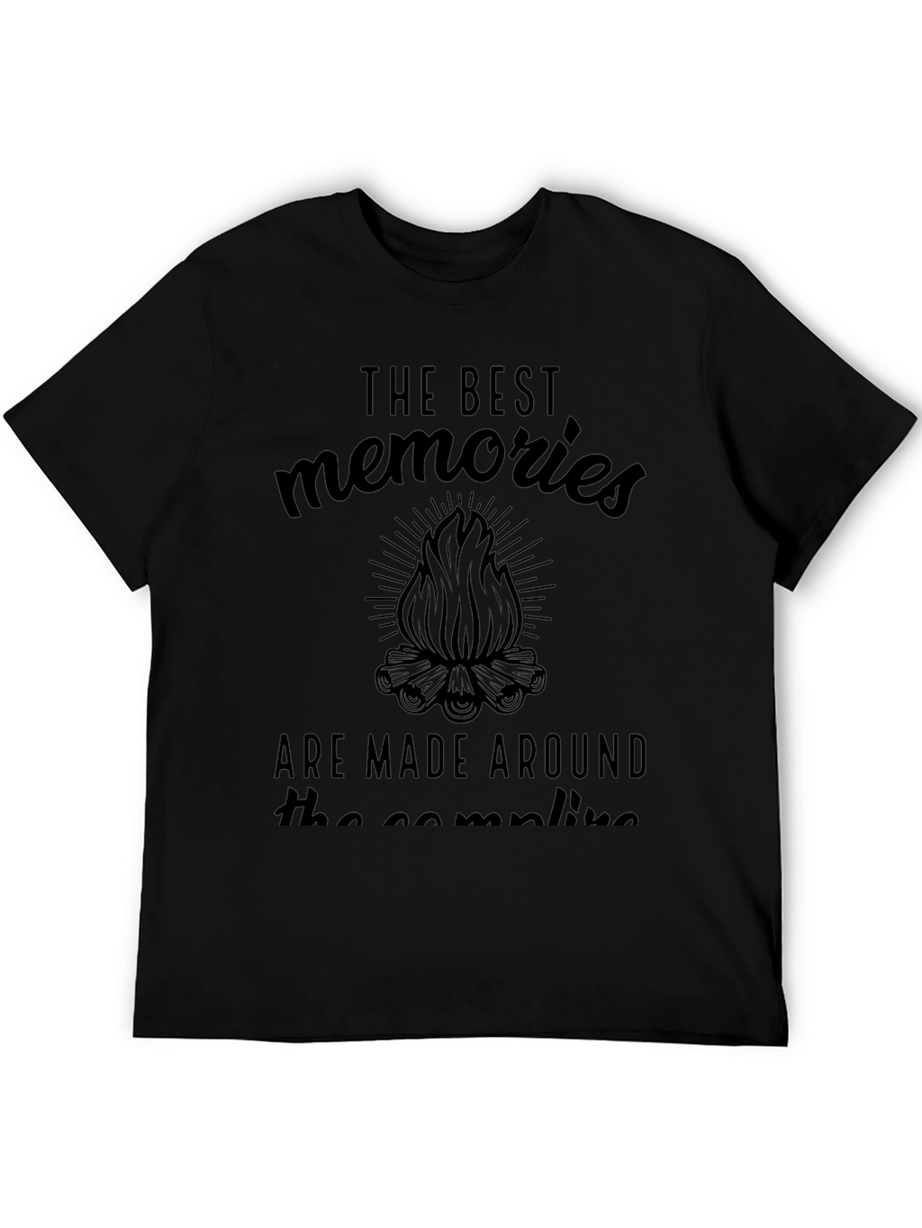 Campfire Memories T-Shirt - Black