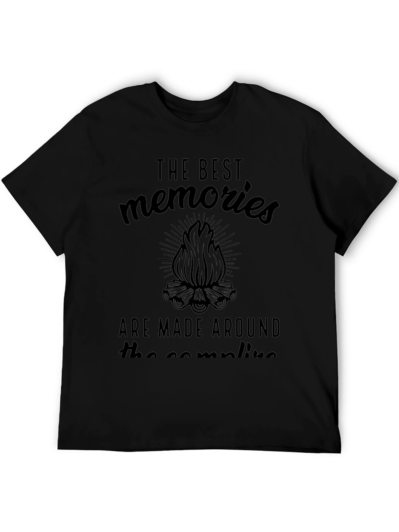 Campfire Memories T-Shirt - Black
