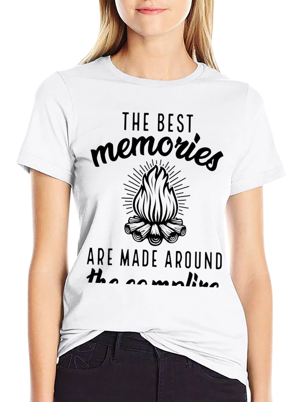 Campfire Memories T-Shirt - Black