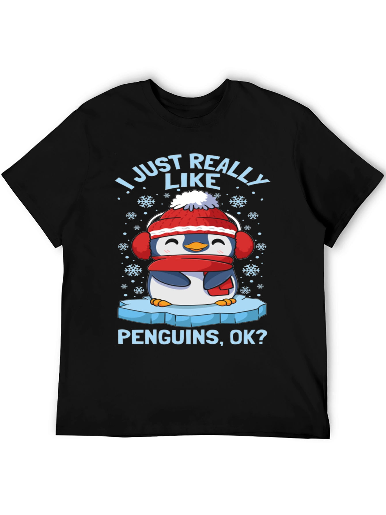Penguin Lover T-Shirt - Winter Holiday Tee