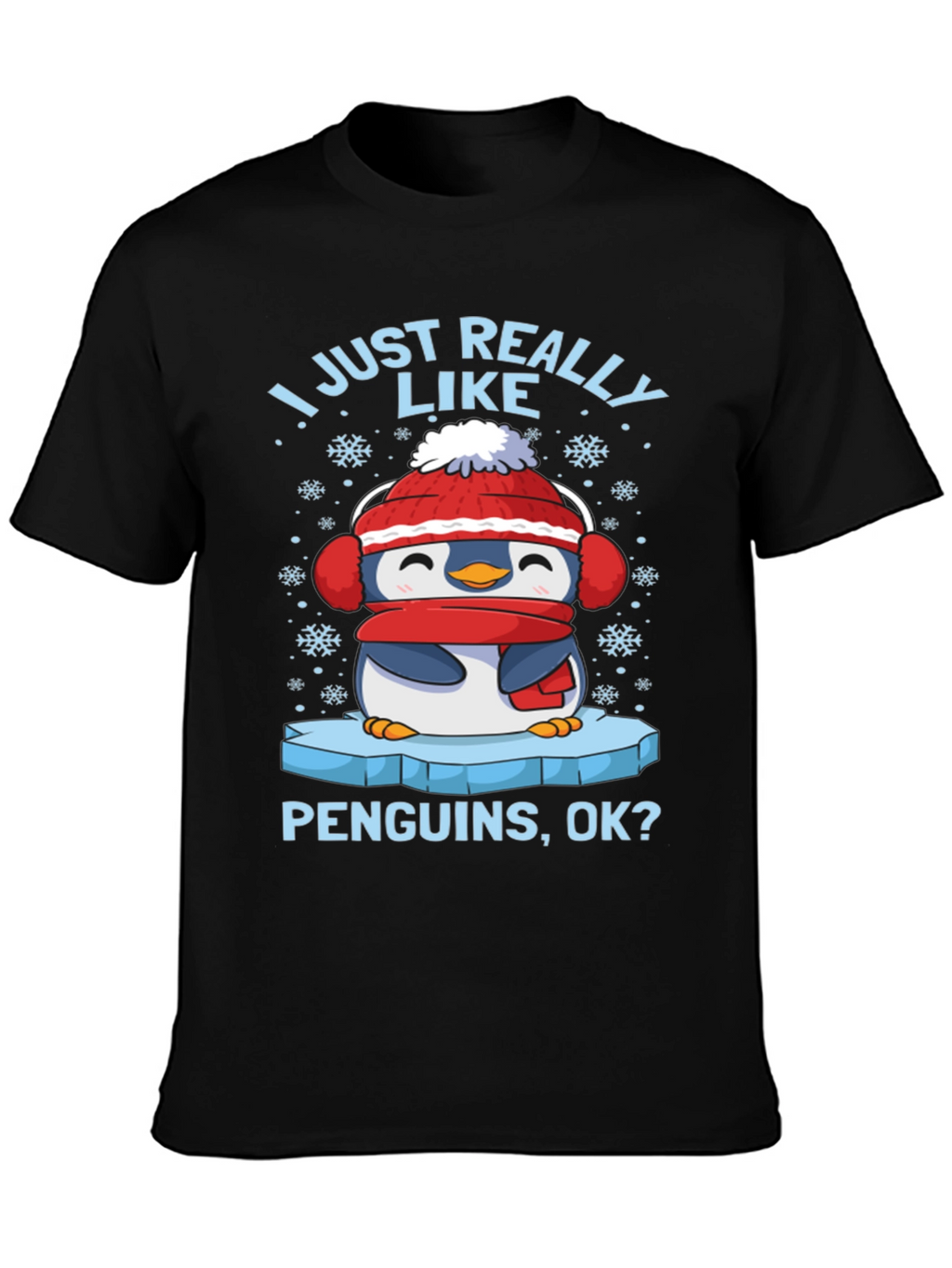 Penguin Lover T-Shirt - Winter Holiday Tee