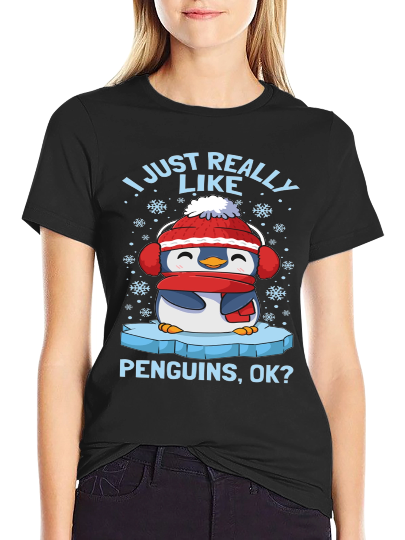 Penguin Lover T-Shirt - Winter Holiday Tee