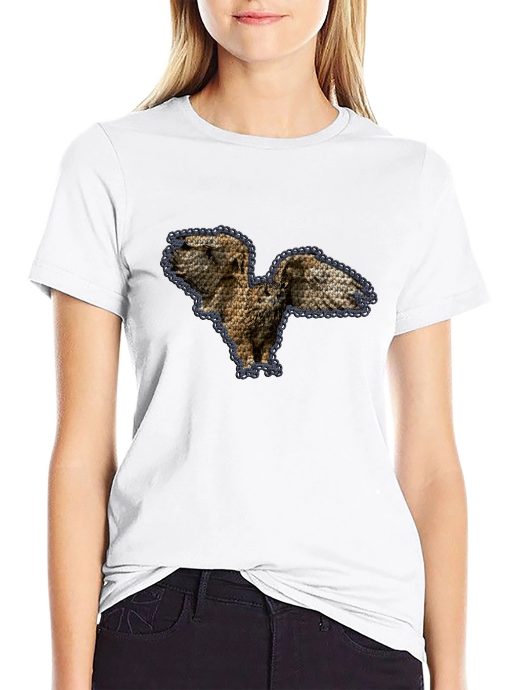 Owl Graphic Print T-Shirt