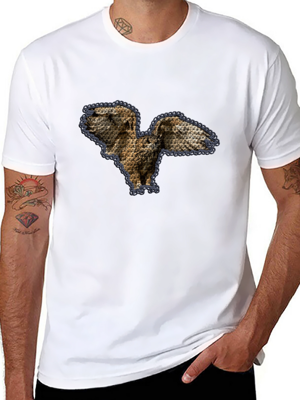 Owl Graphic Print T-Shirt