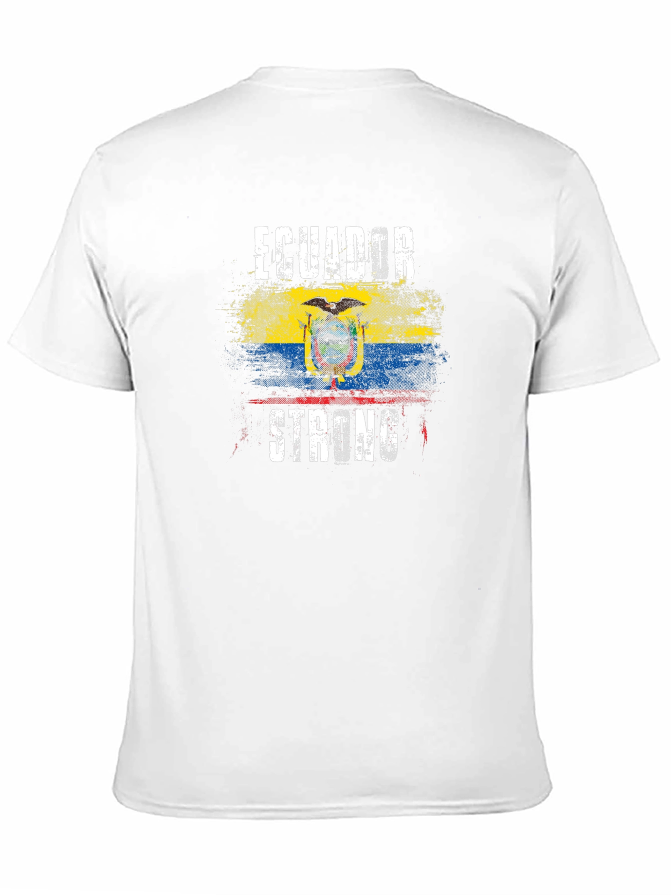 Ecuador Strong Flag Graphic T-Shirt