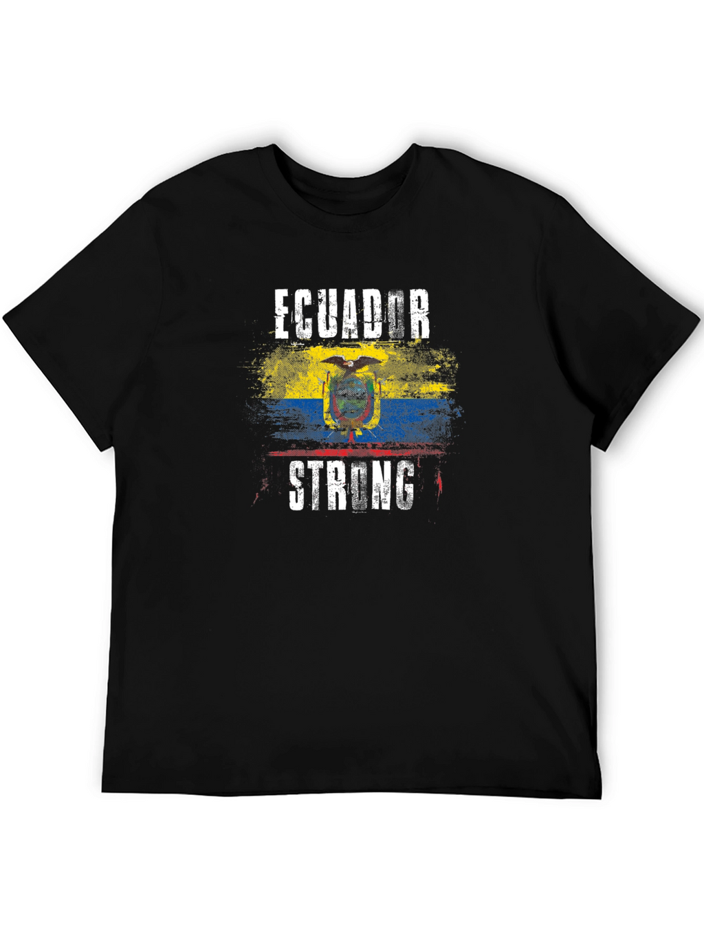 Ecuador Strong Flag Graphic T-Shirt