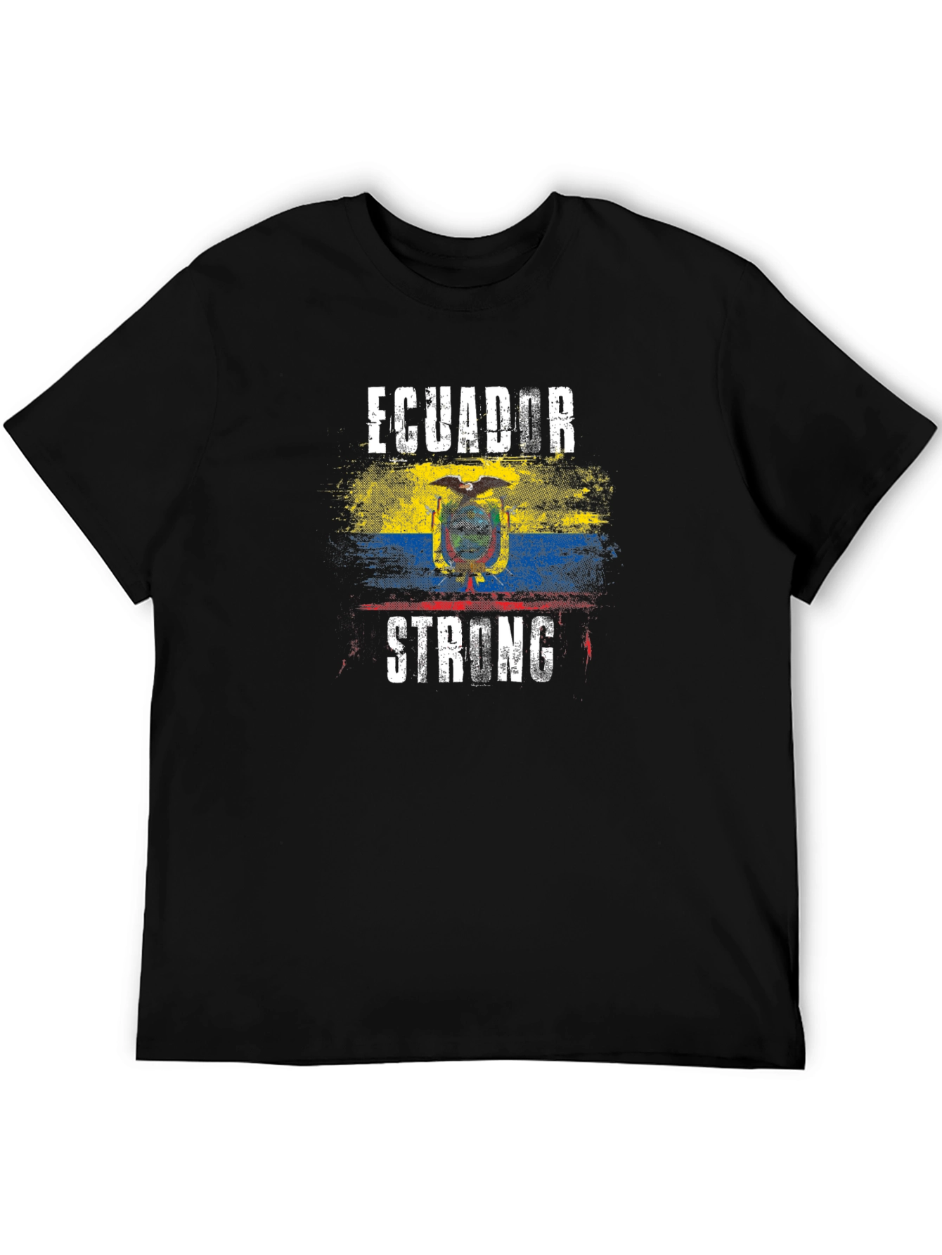 Ecuador Strong Flag Graphic T-Shirt