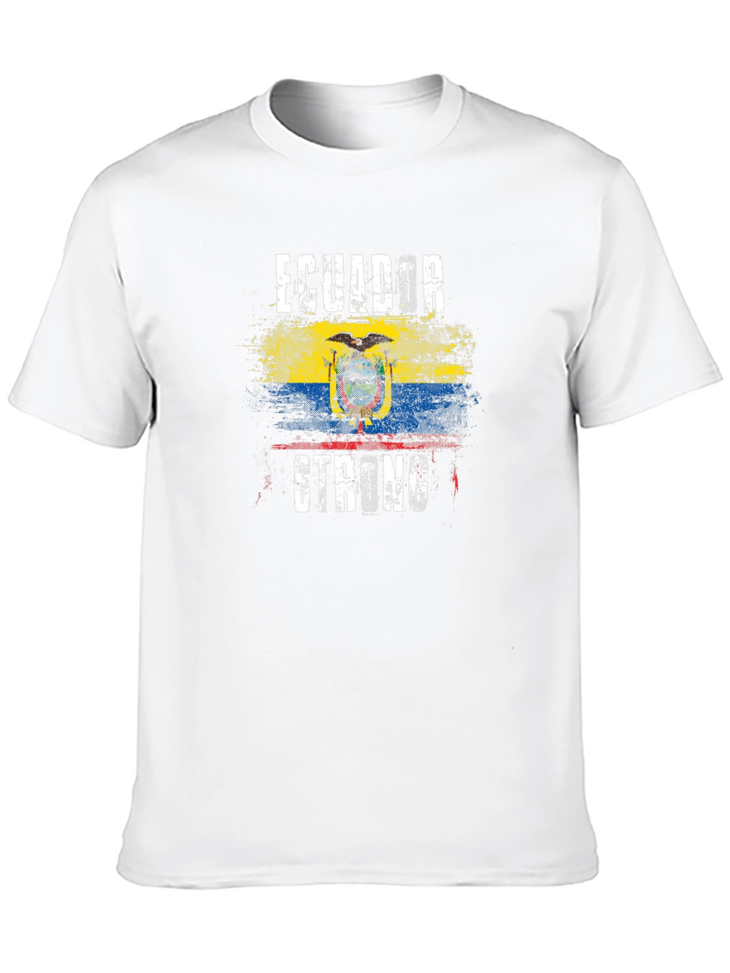 Ecuador Strong Flag Graphic T-Shirt