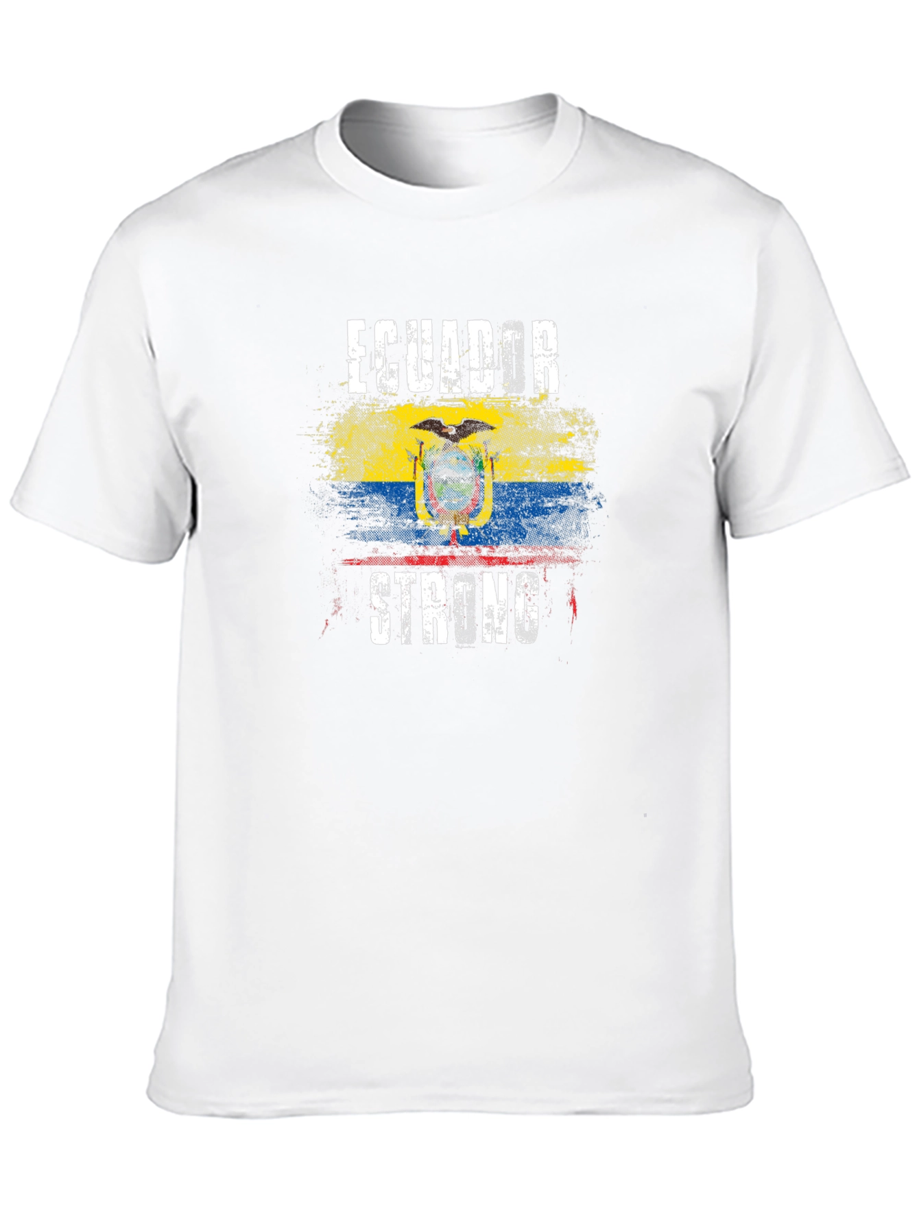 Ecuador Strong Flag Graphic T-Shirt