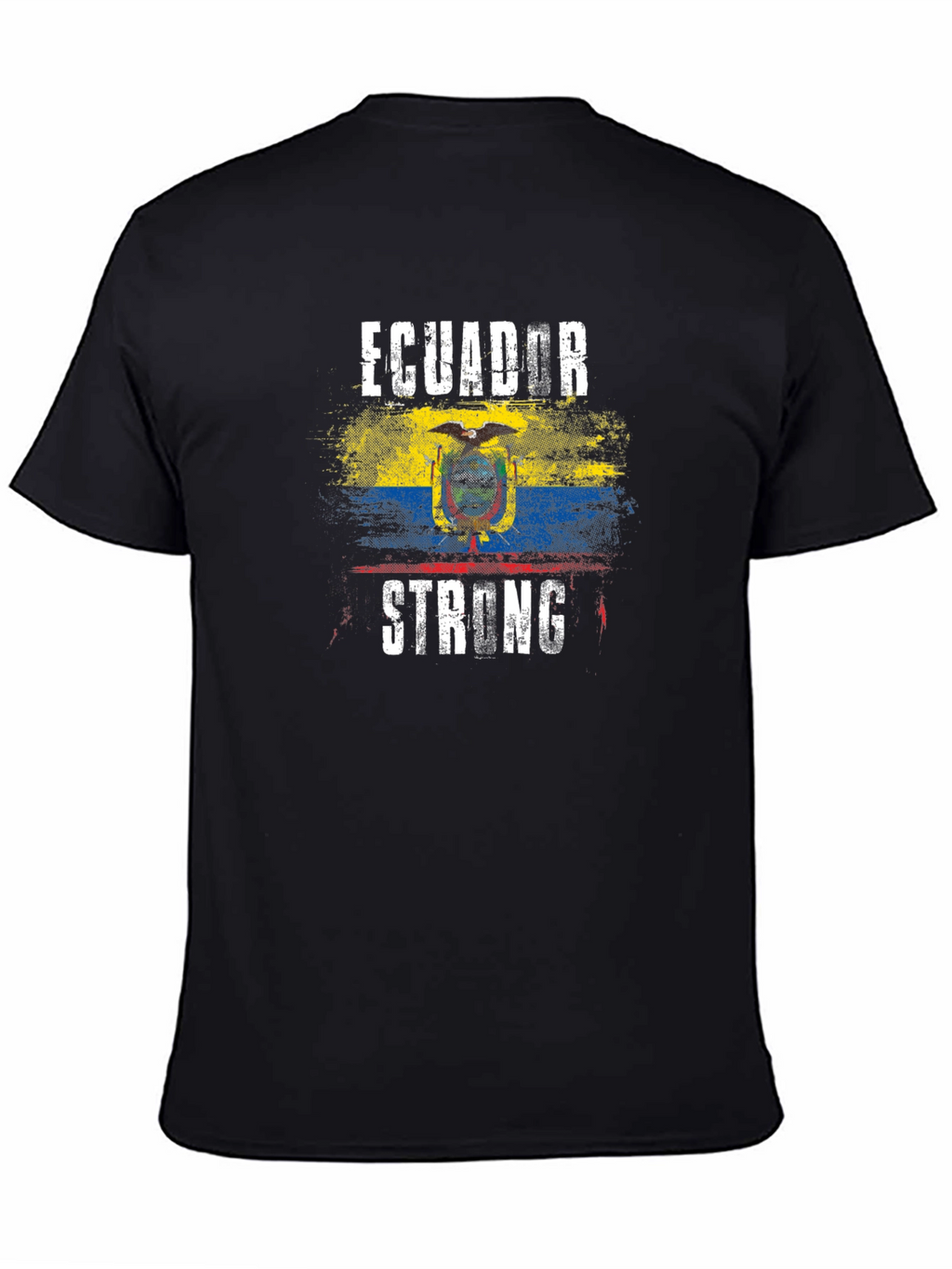 Ecuador Strong Flag Graphic T-Shirt