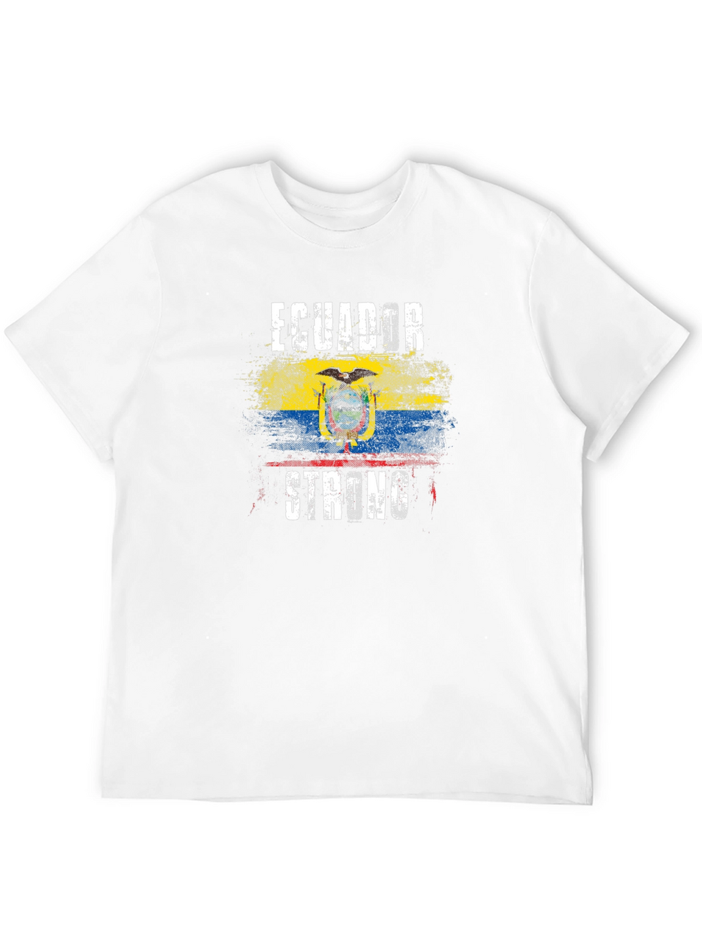 Ecuador Strong Flag Graphic T-Shirt