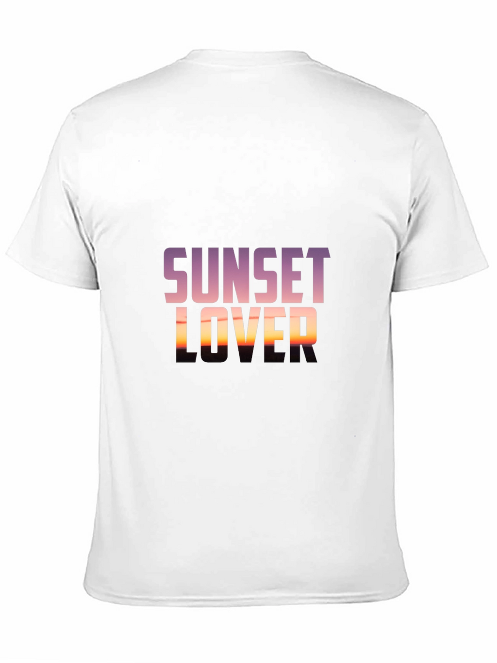 Sunset Lover Graphic Tee - Trendy Black T-Shirt