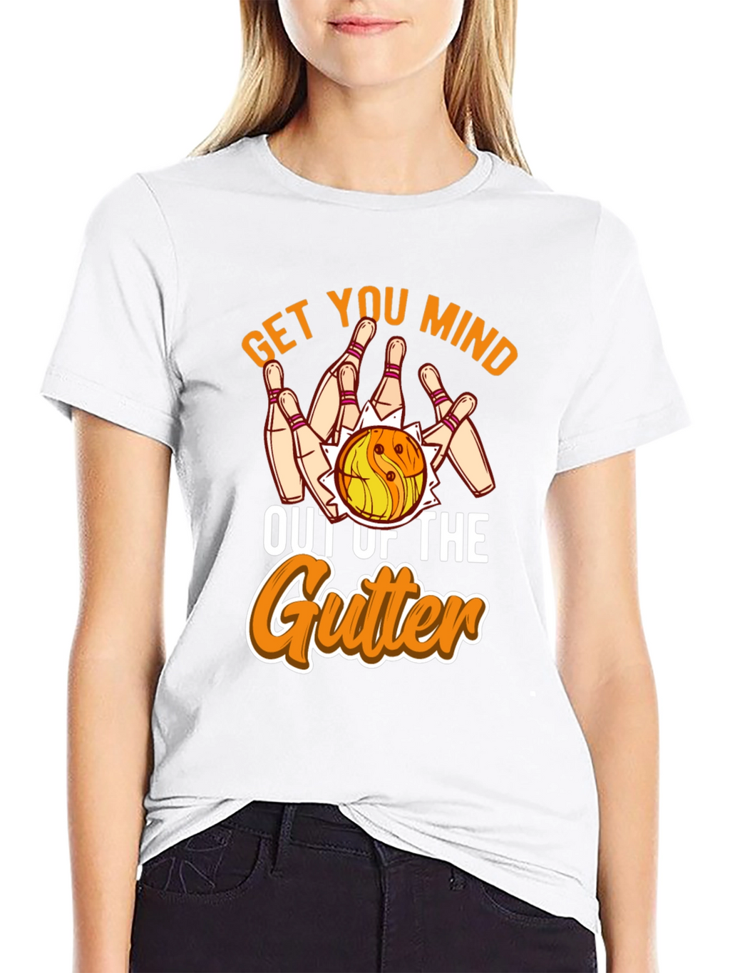 Bowling Get Your Mind Out of the Gutter T-Shirt