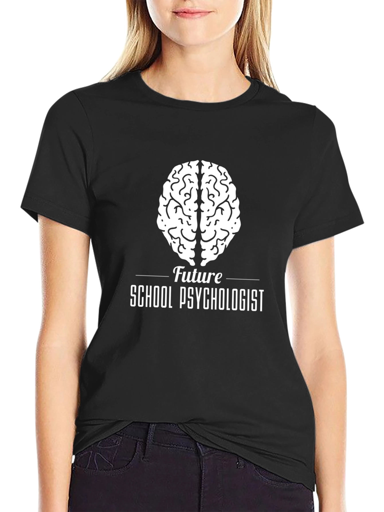 Future School Psychologist Brain Graphic T-Shirt