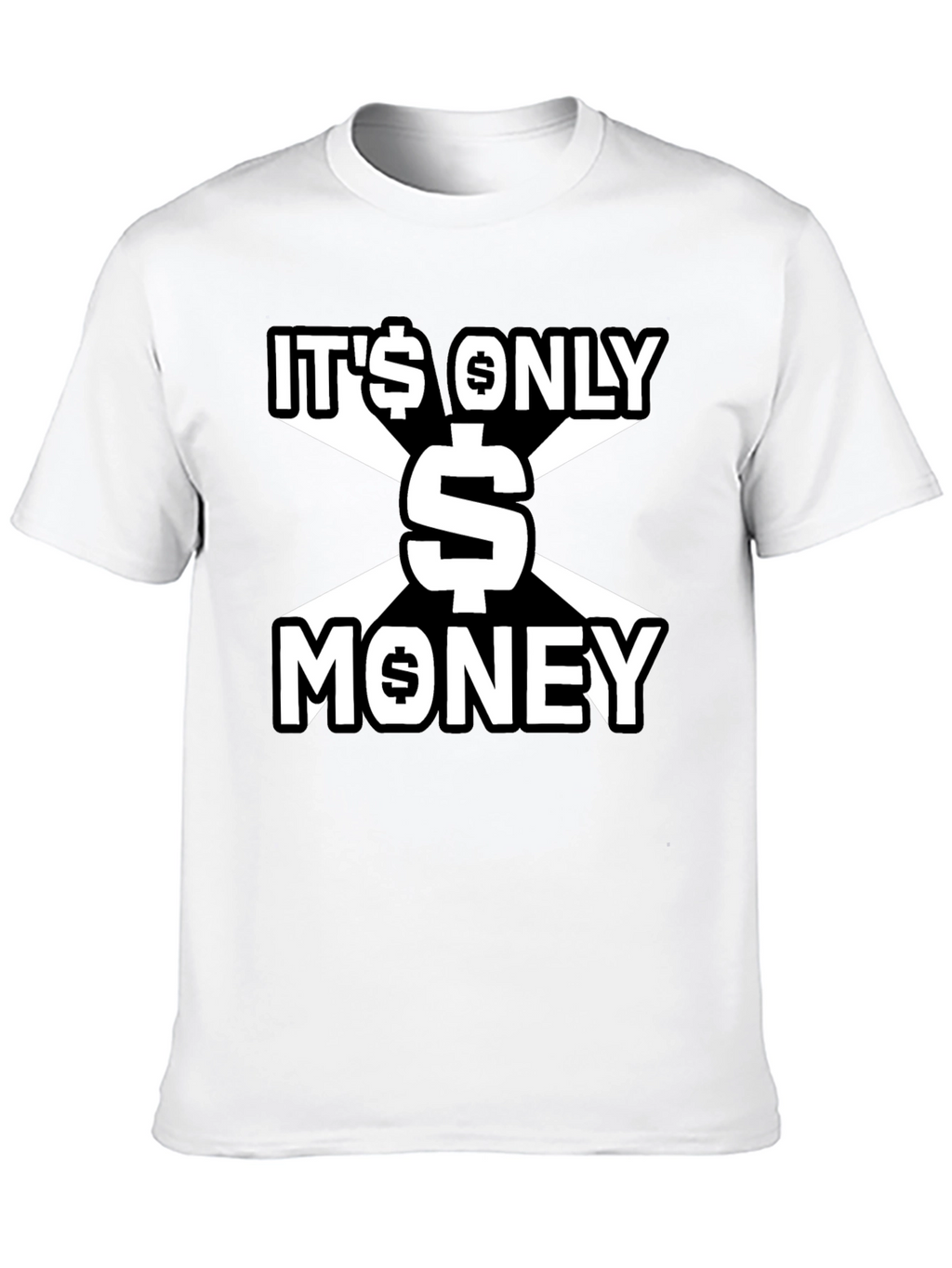 Its Only Money Graphic Tee - Black