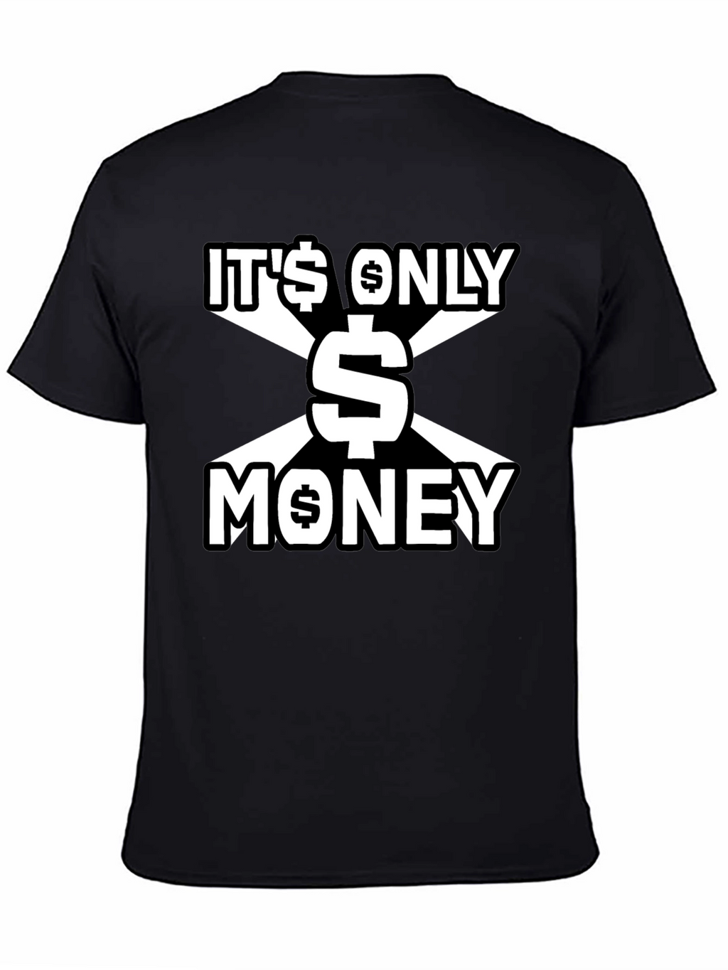 Its Only Money Graphic Tee - Black