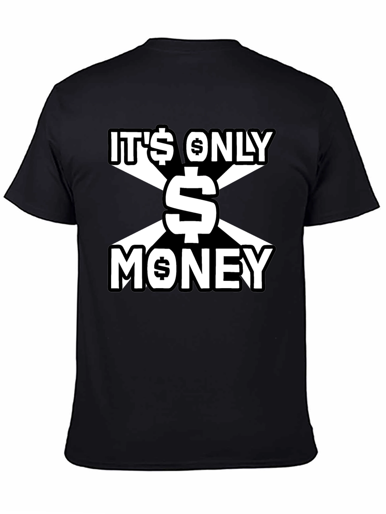 Its Only Money Graphic Tee - Black